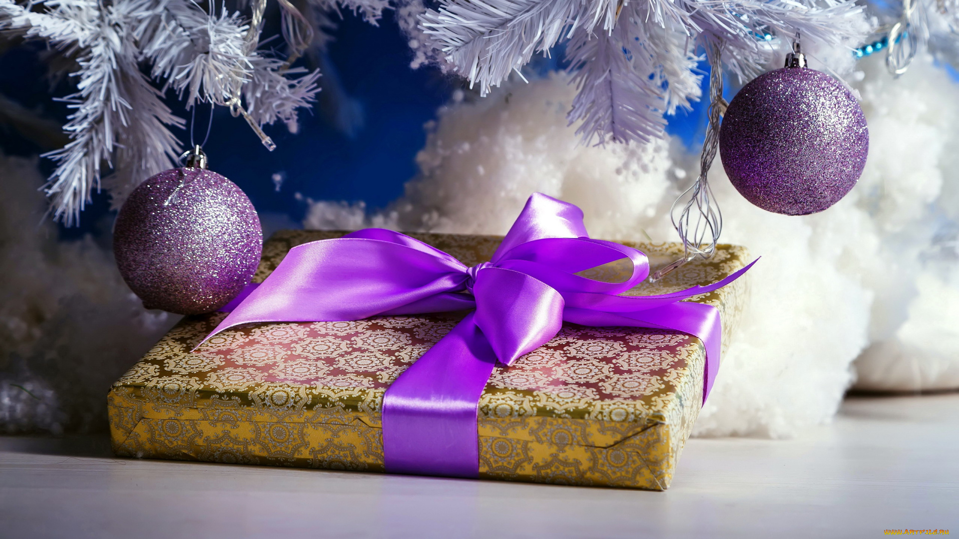 праздничные, подарки, и, коробочки, лента, бант, подарок, шарики