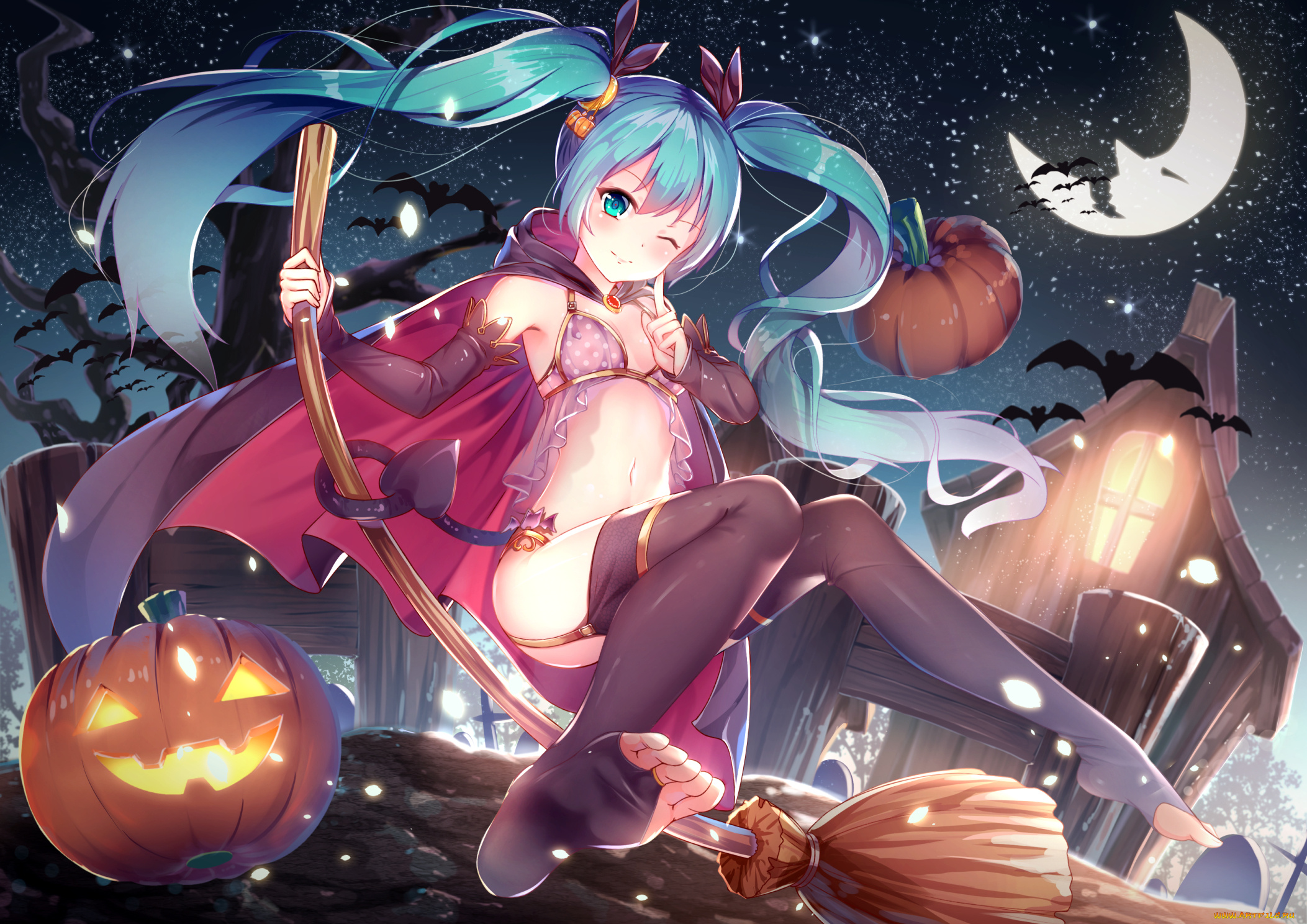 аниме, vocaloid, hatsune, miku