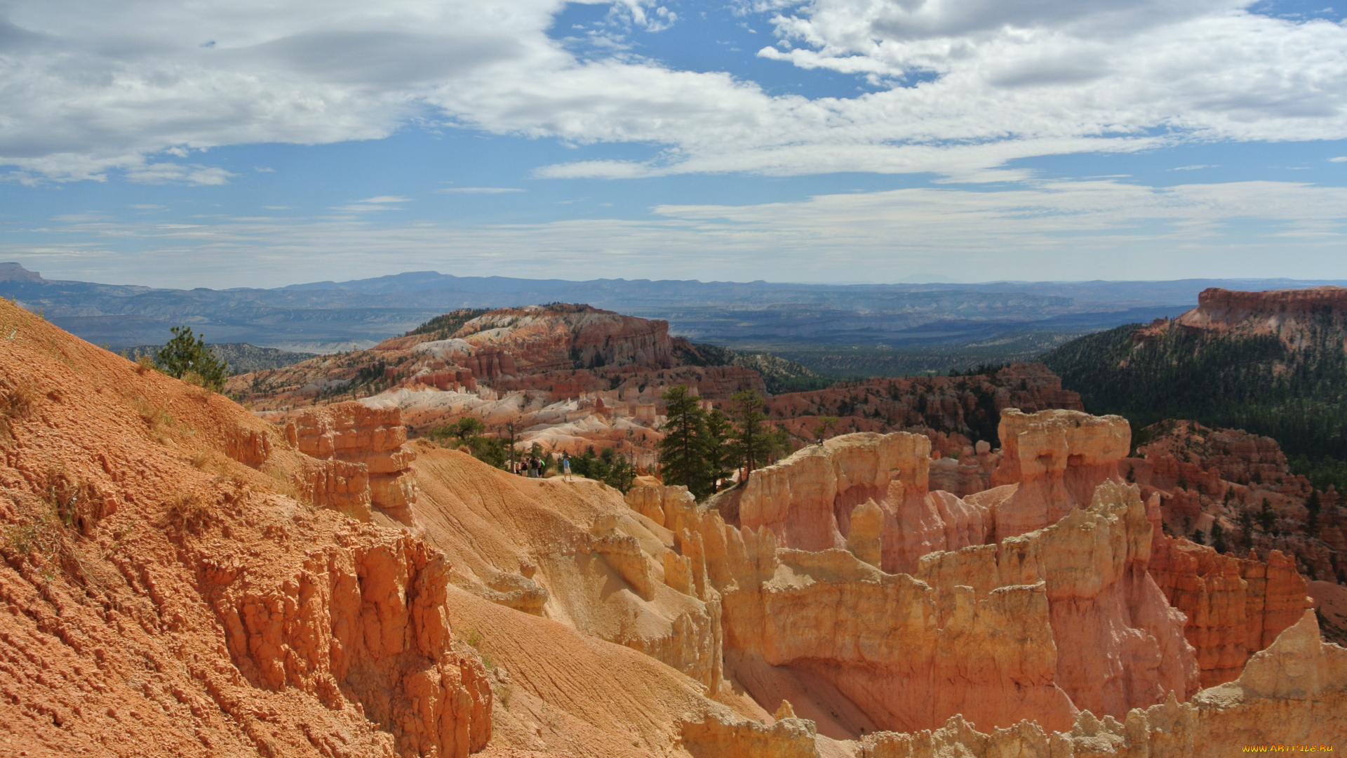 bryce, canyon, utah, природа, горы, сша, леса, каньон, скалы, пики