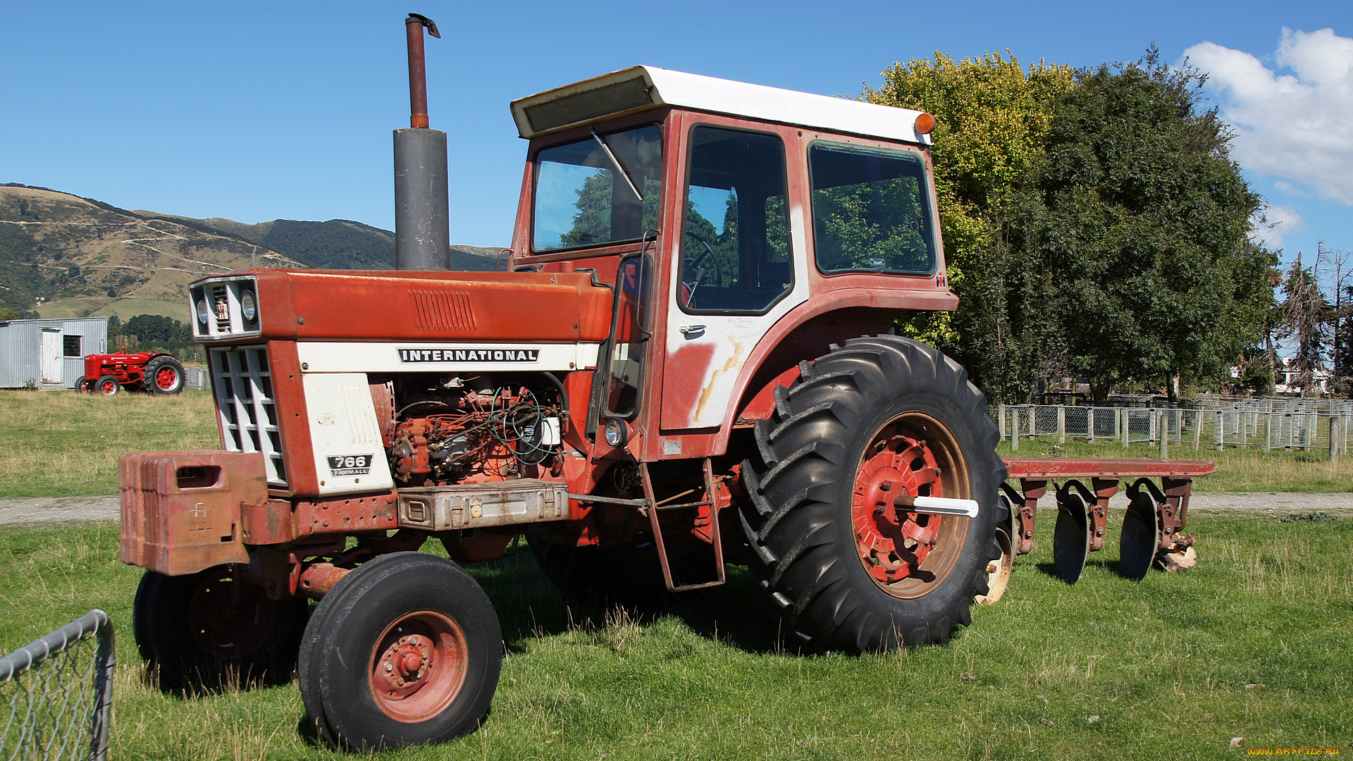 international, 766, farmall, tractor, техника, тракторы, трактор, колесный