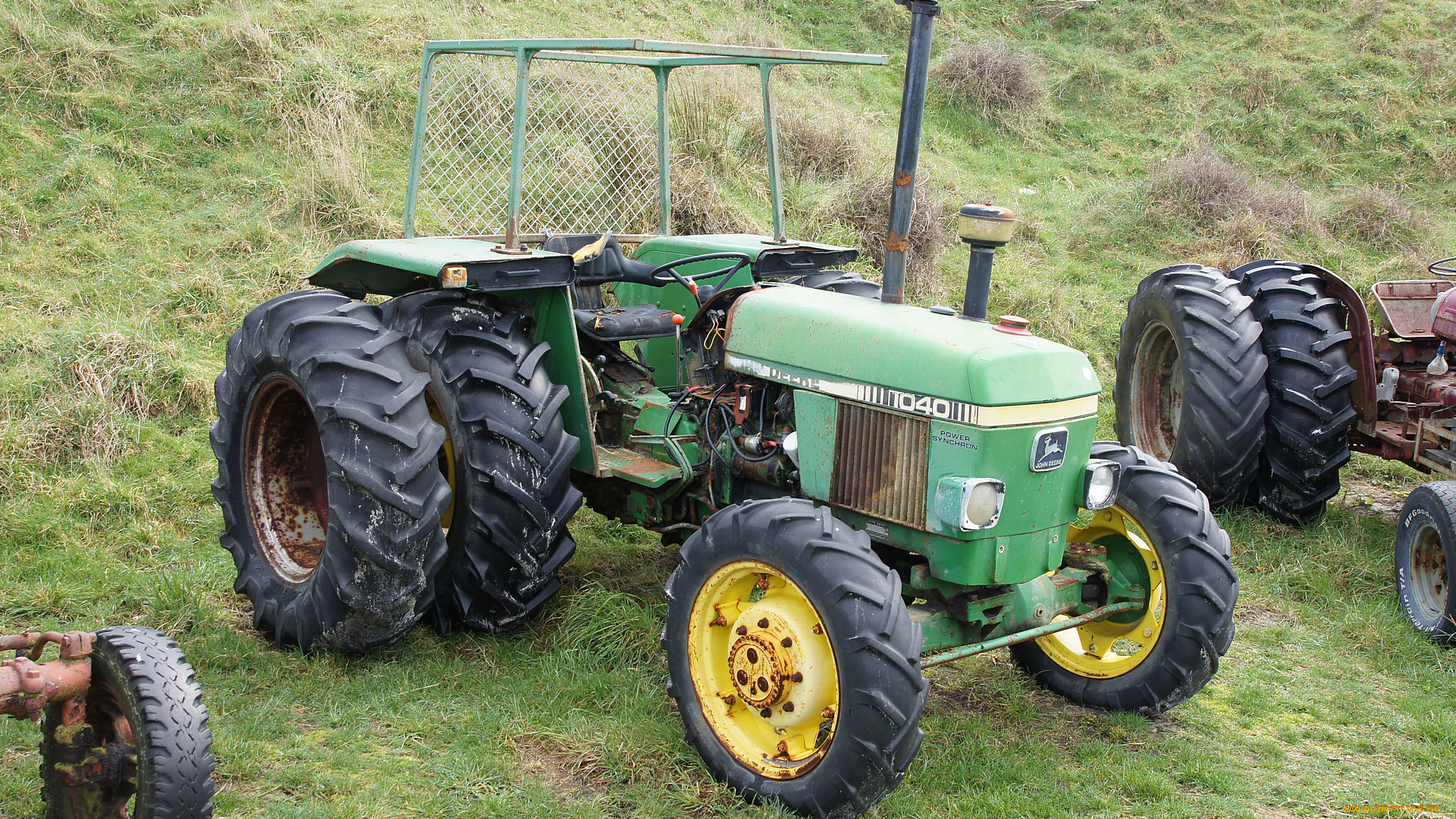 john, deere, 1040, beach, tractor, техника, тракторы, трактор, колесный