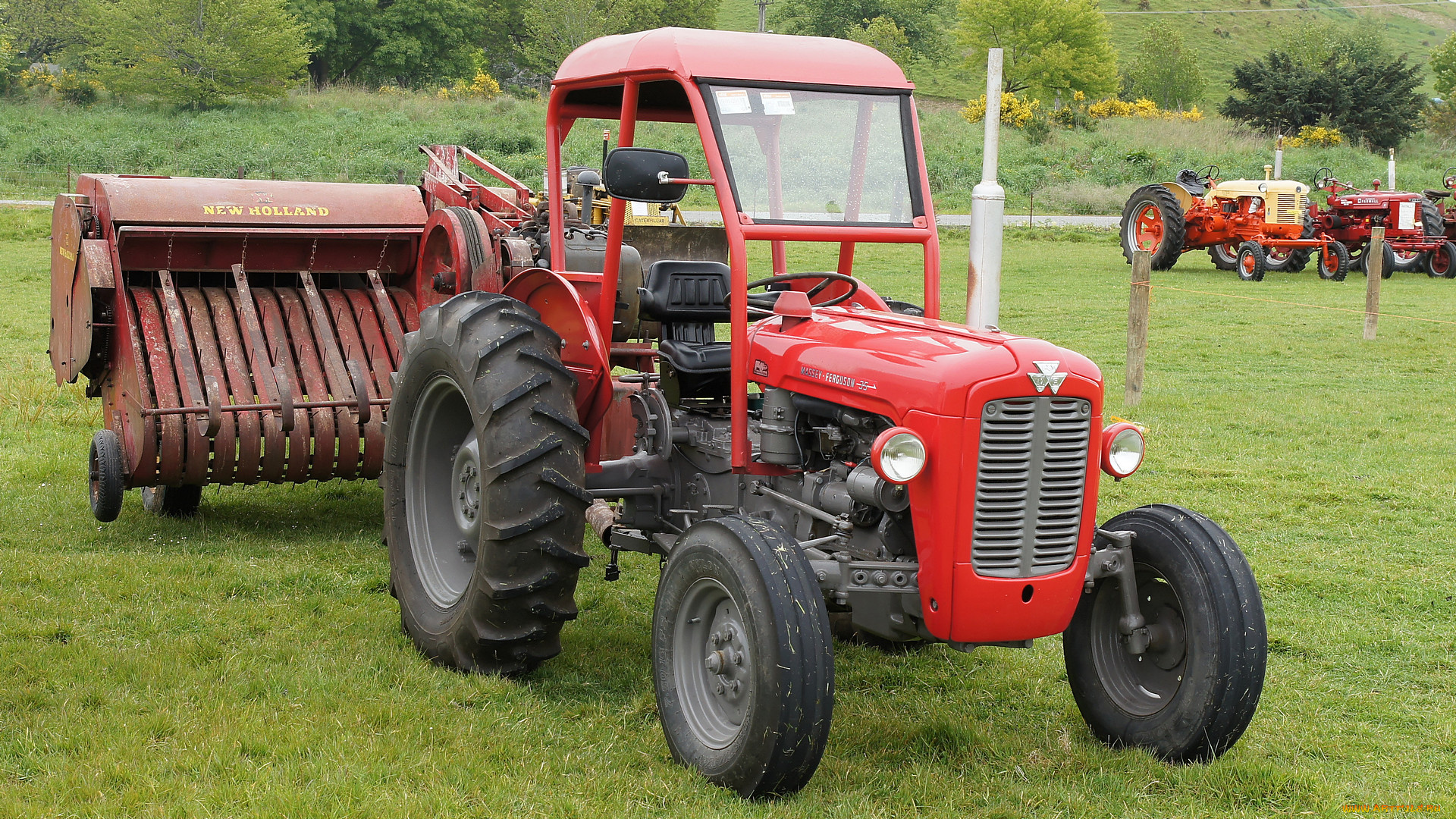 massey, ferguson, 35, tractor, техника, тракторы, колесный, трактор