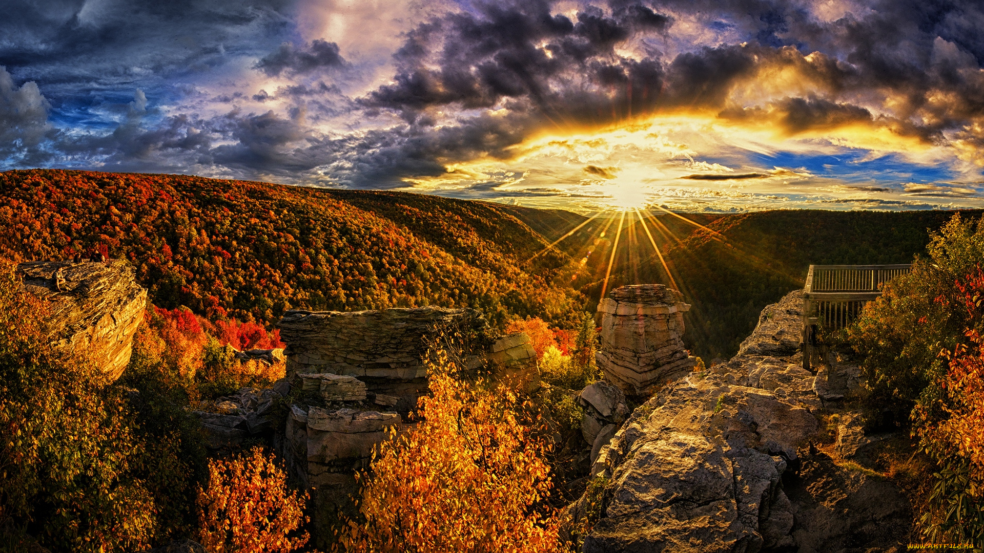 природа, восходы, закаты, панорама, hdr