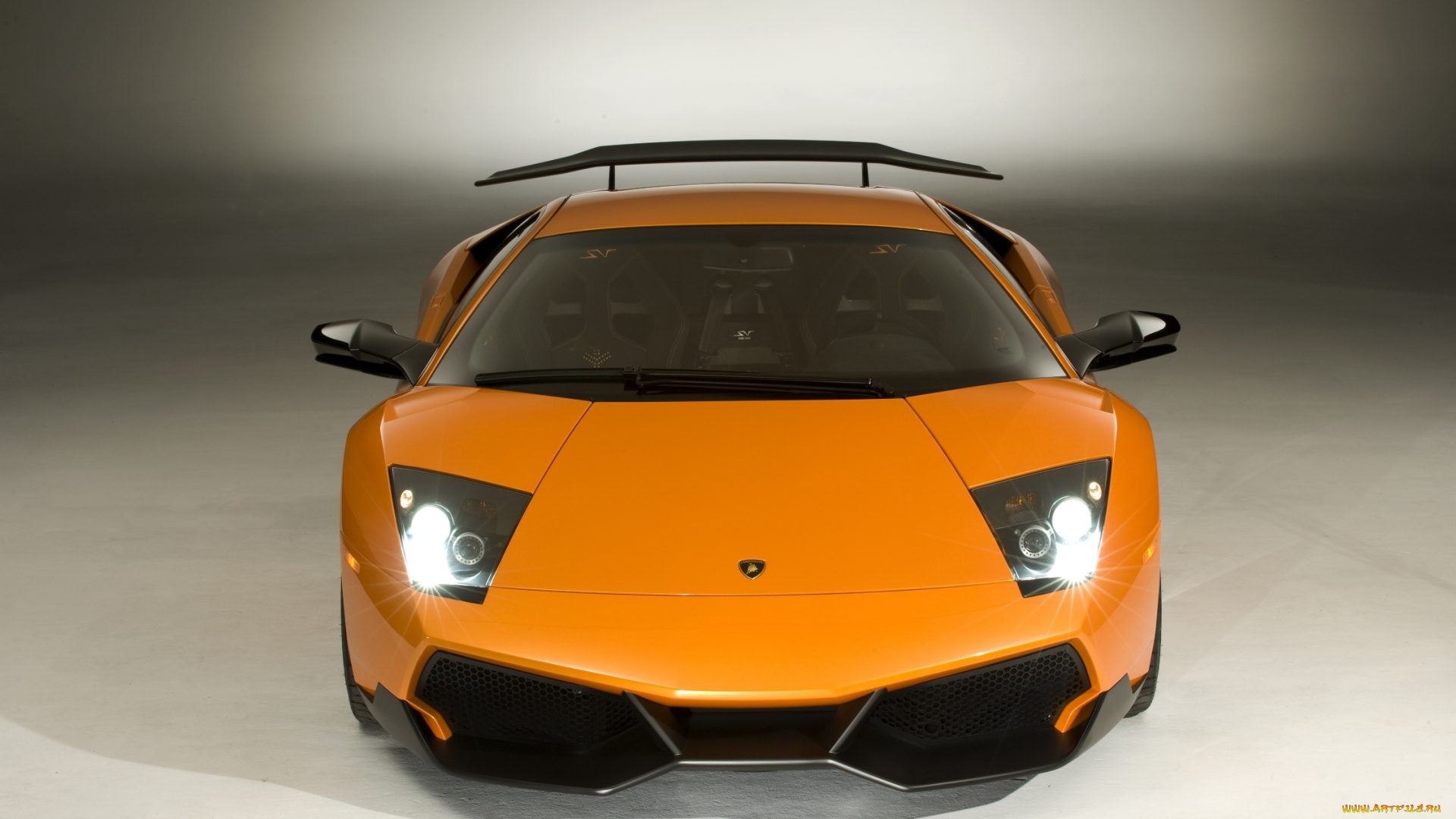 автомобили, lamborghini, lp, murcielago, 670-4, желтый, ламборгини