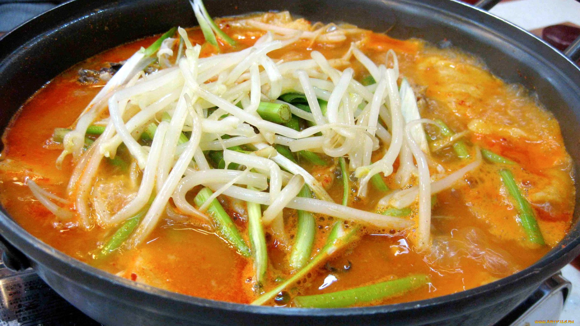 еда, первые, блюда, корейская, кухня, суп