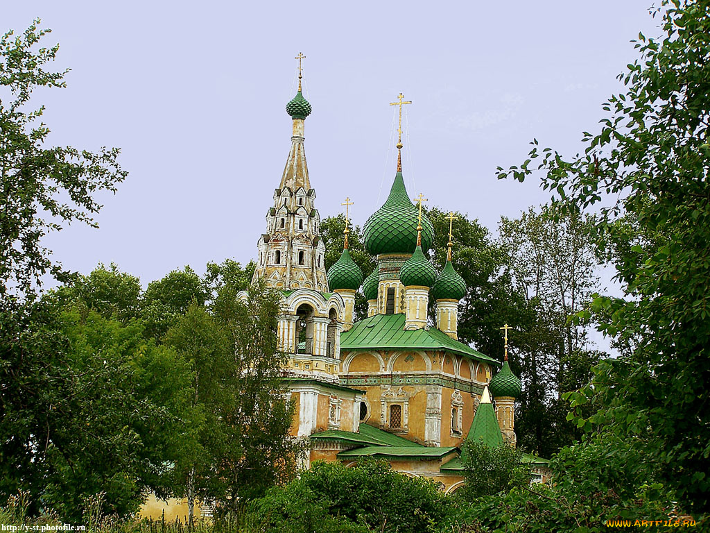 углич, Ярославская, область, города, православные, церкви, монастыри