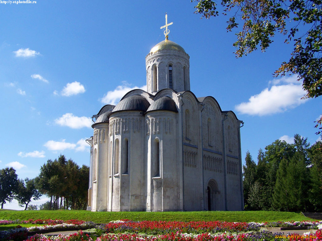 владимир, дмитриевский, собор, города, православные, церкви, монастыри