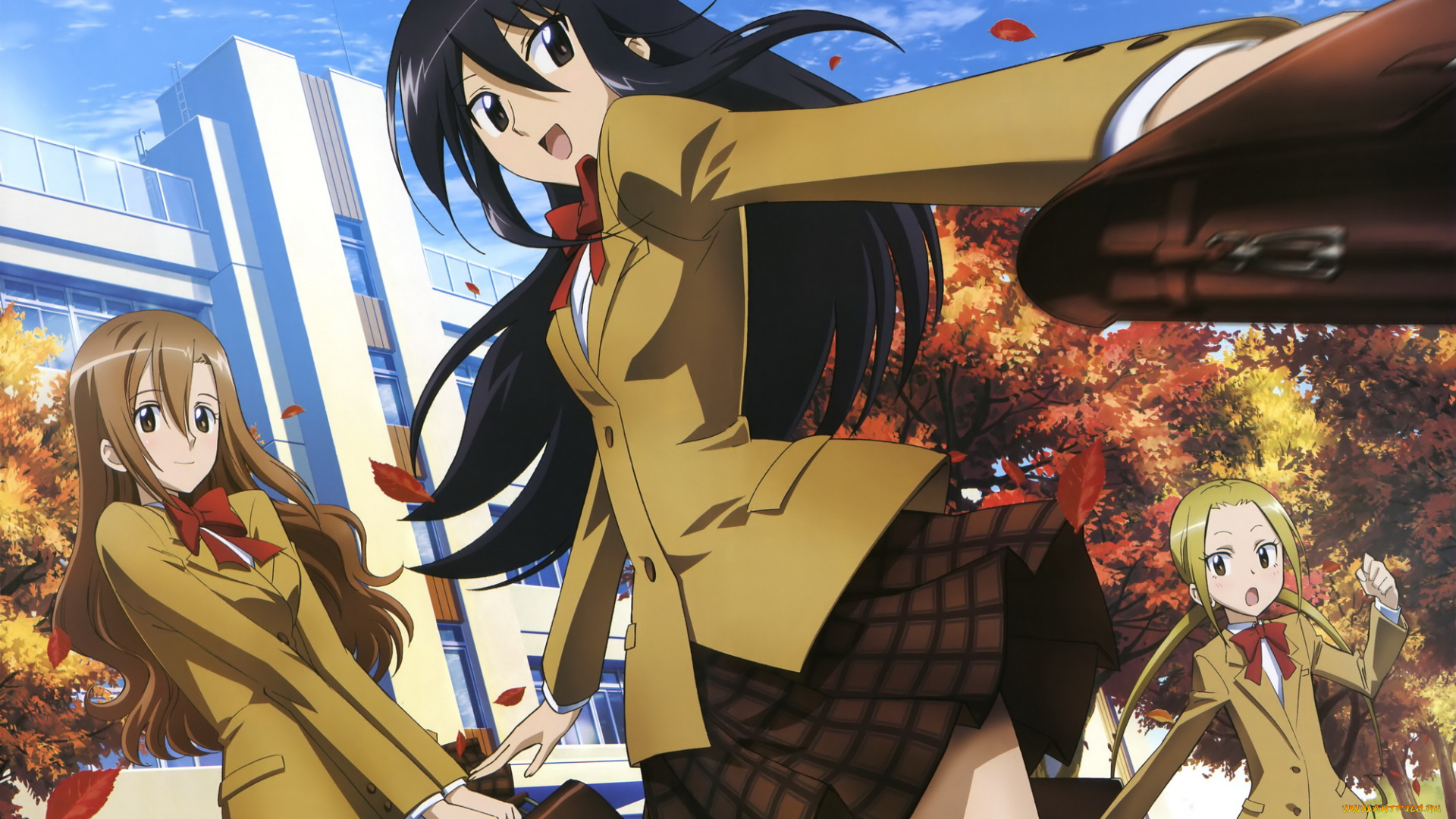 seitokai, yakuindomo, аниме, школьного, совета, члены