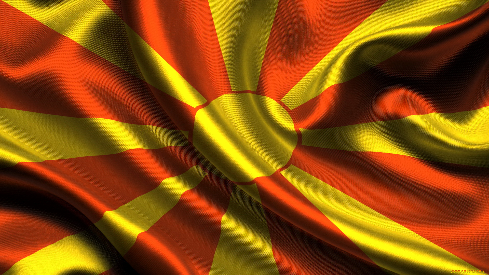 флаг, республики, македонии, разное, флаги, гербы, macedonia, flag