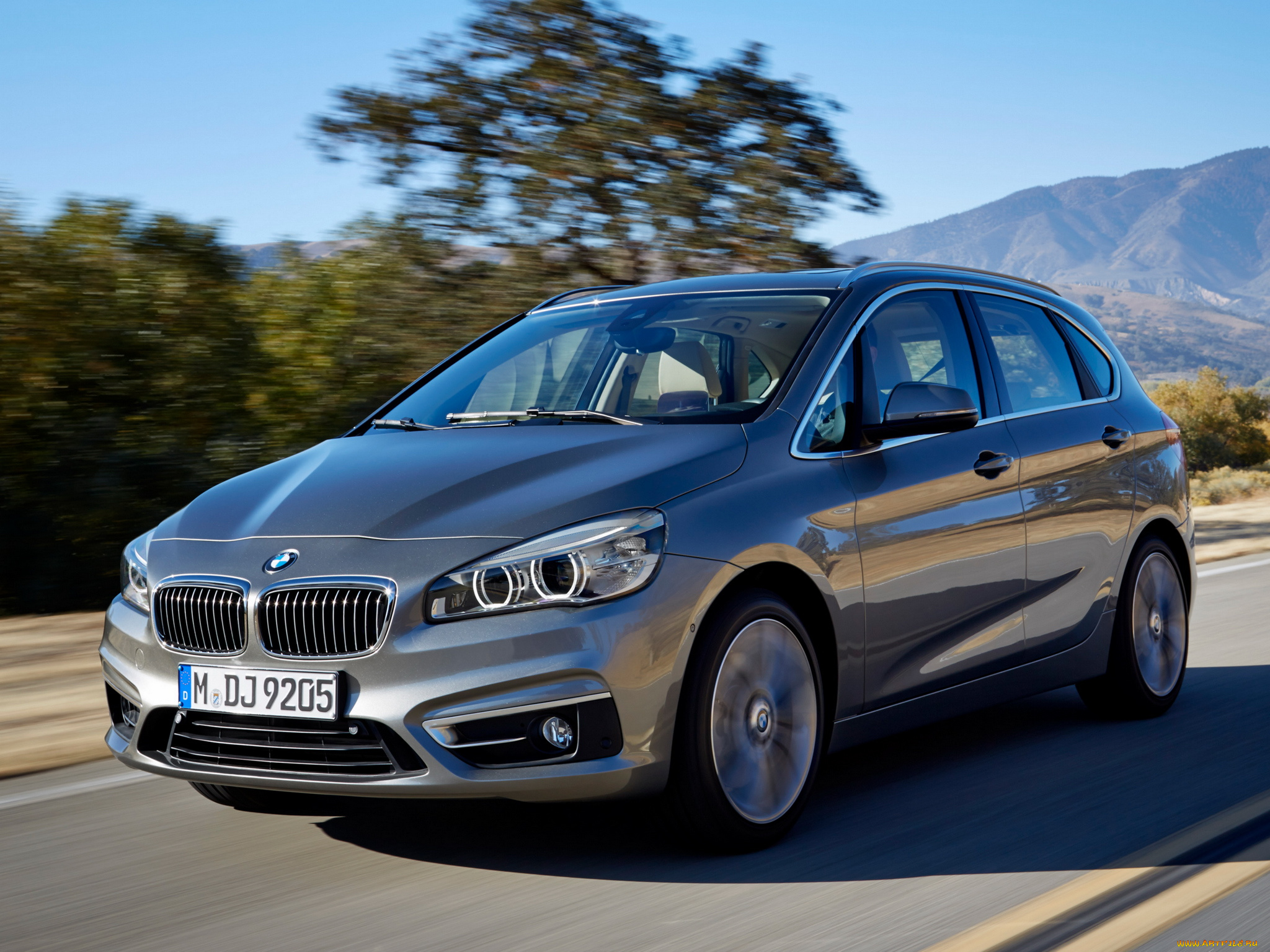 автомобили, bmw, 225i, active, tourer, f45, 2014г