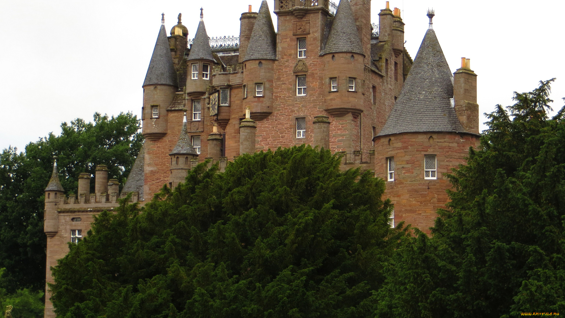 glamis, castle, шотландия, города, замки, англии, castle, glamis, замок, scotland, шотландия