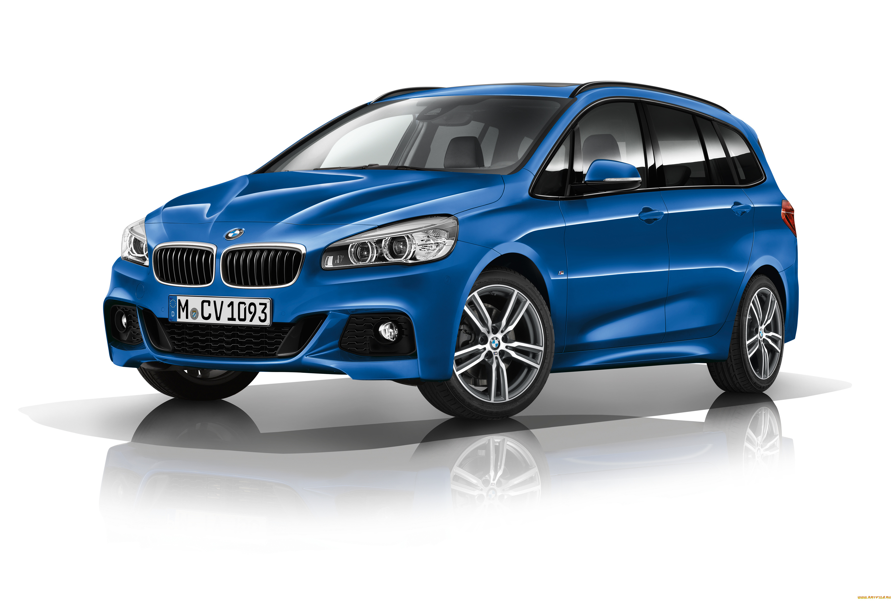 автомобили, bmw, 220d, xdrive, gran, tourer, m, sport, package, f46, 2015г, синий