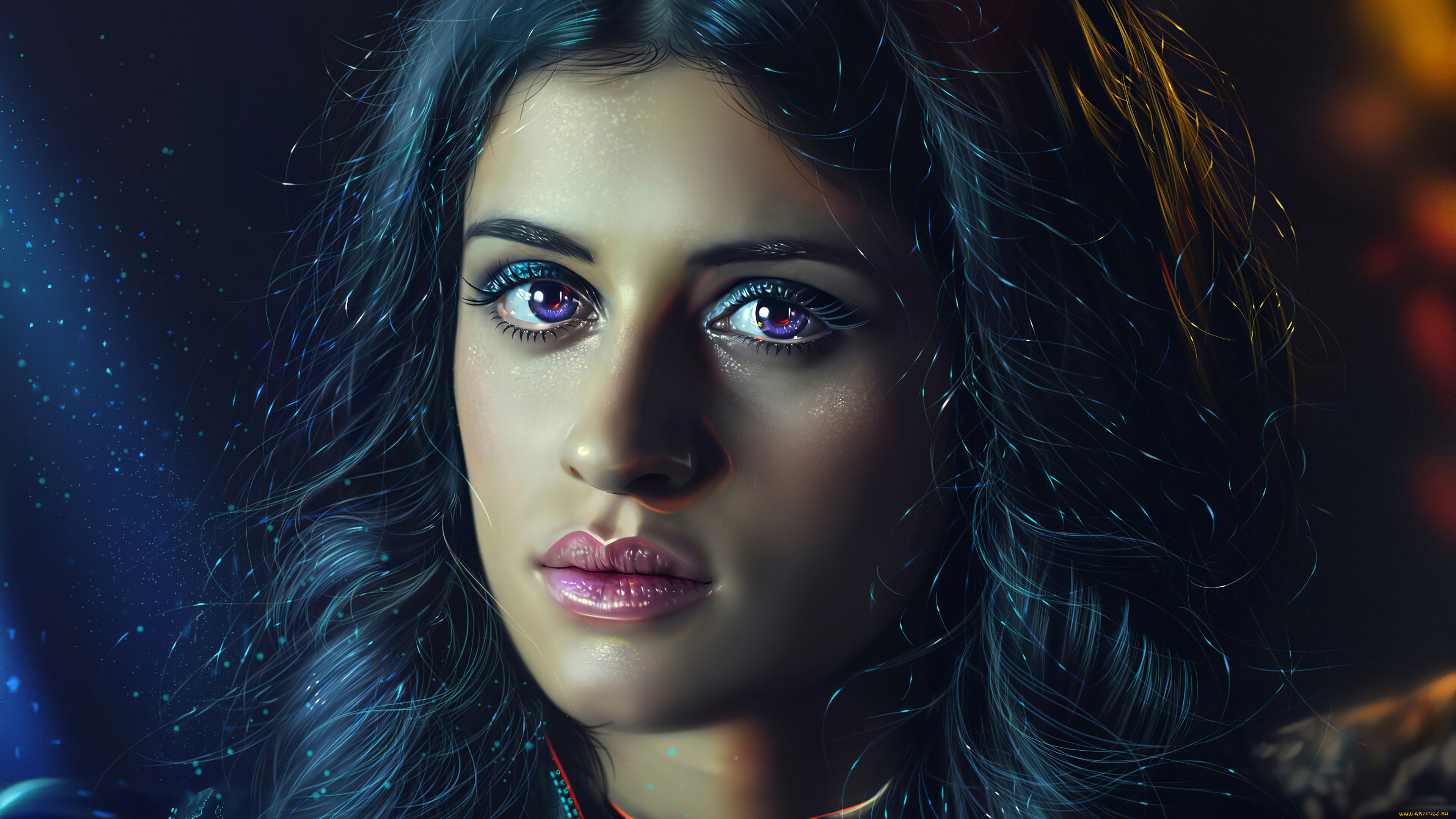 рисованное, кино, witcher, anya, chalotra, yennefer