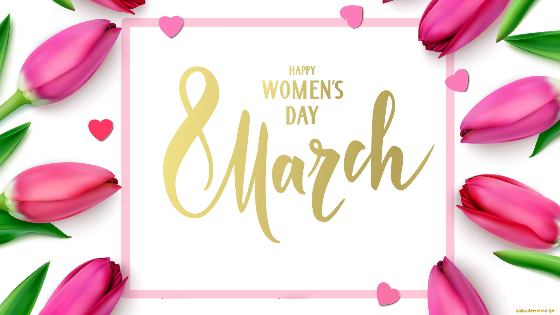 праздничные, международный, женский, день, -, 8, марта, тюльпаны, бутоны, поздравление, надпись