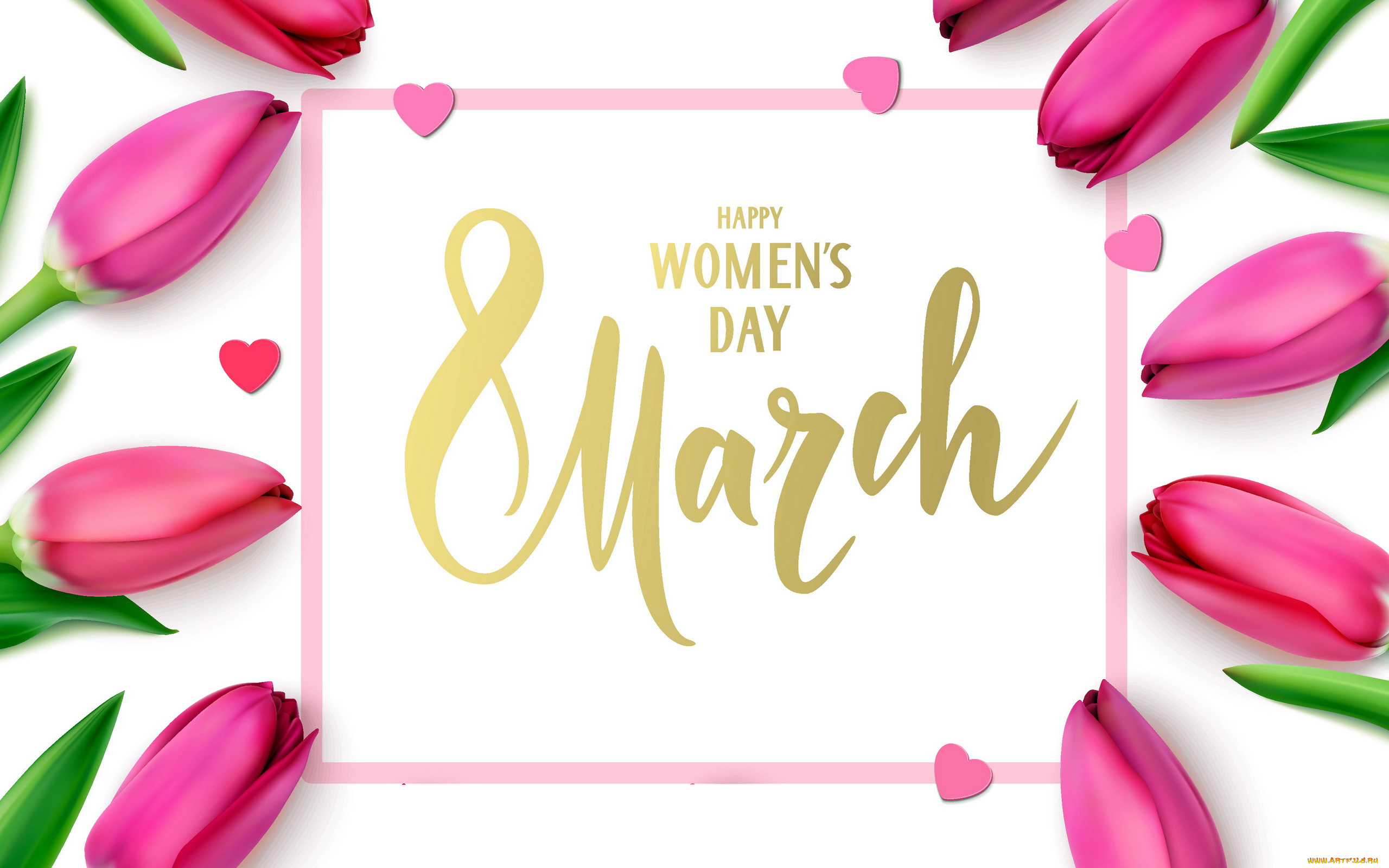 праздничные, международный, женский, день, -, 8, марта, тюльпаны, бутоны, поздравление, надпись