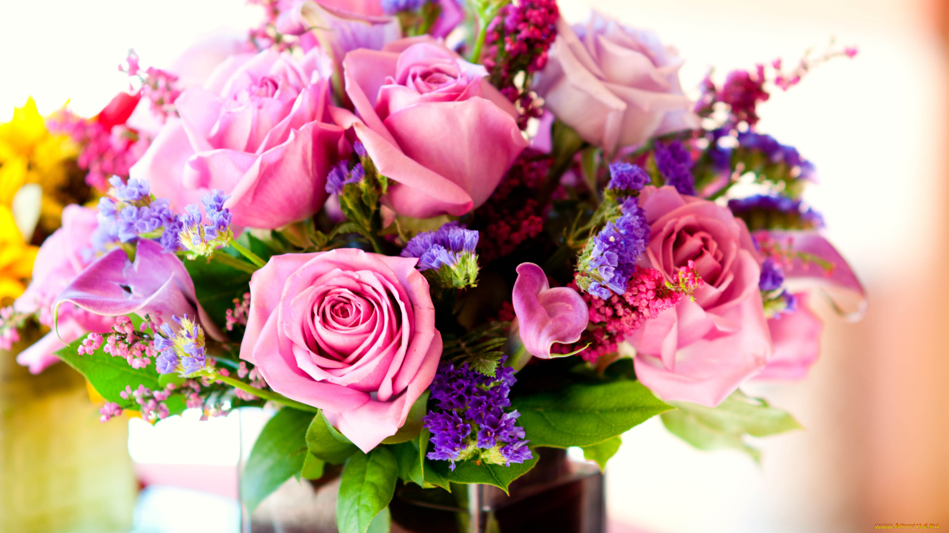 цветы, букеты, композиции, розовый