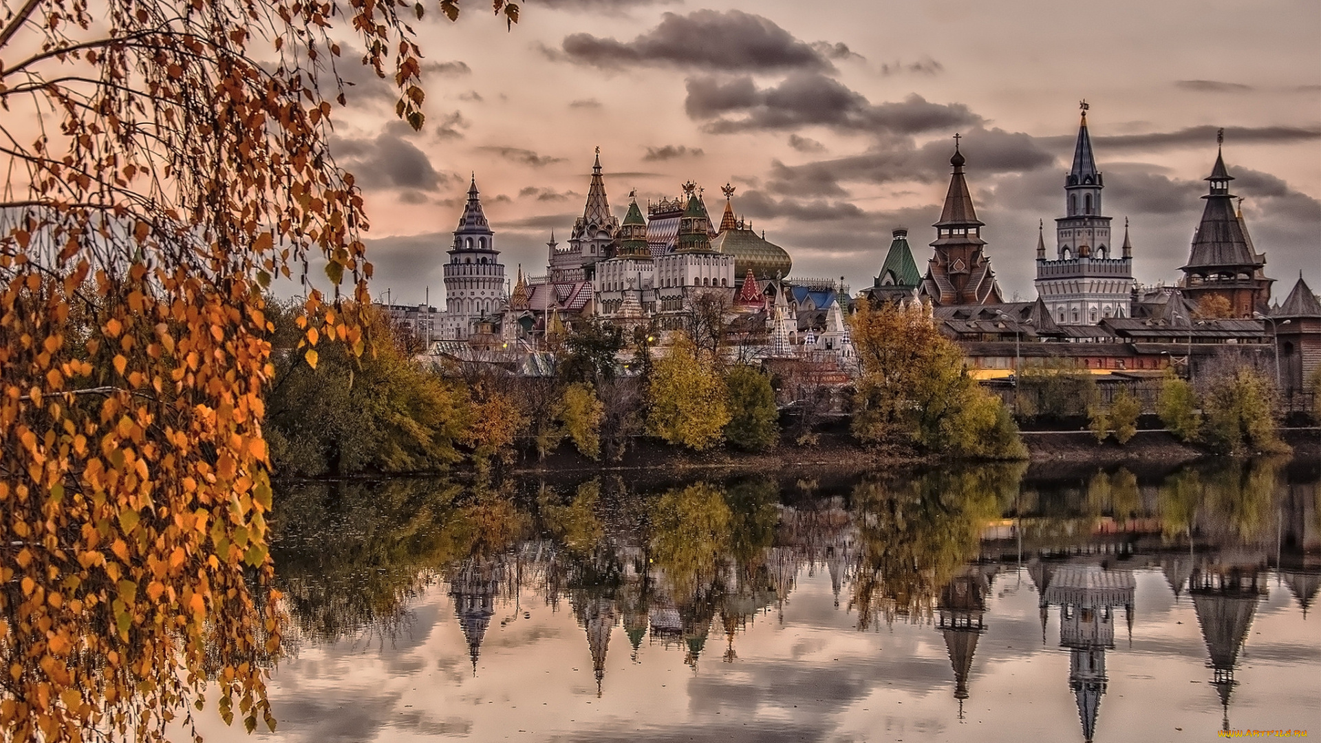 kremlin, in, izmailovo, города, москва, , россия, река, набережная, кремль