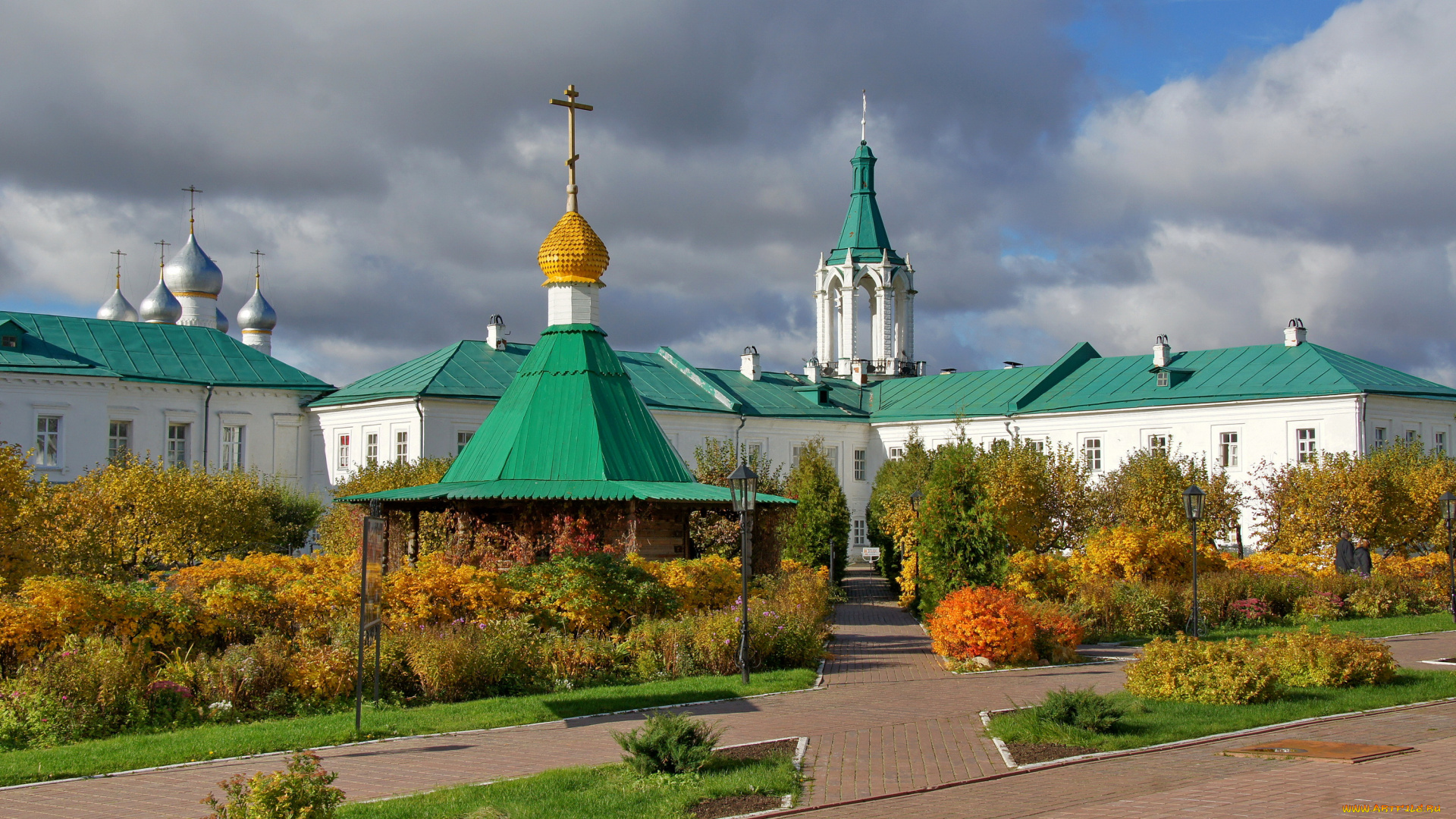 спасо-Яковлевский, димитриев, монастырь, города, -, православные, церкви, , монастыри, кусты, ландшафт, монастырь