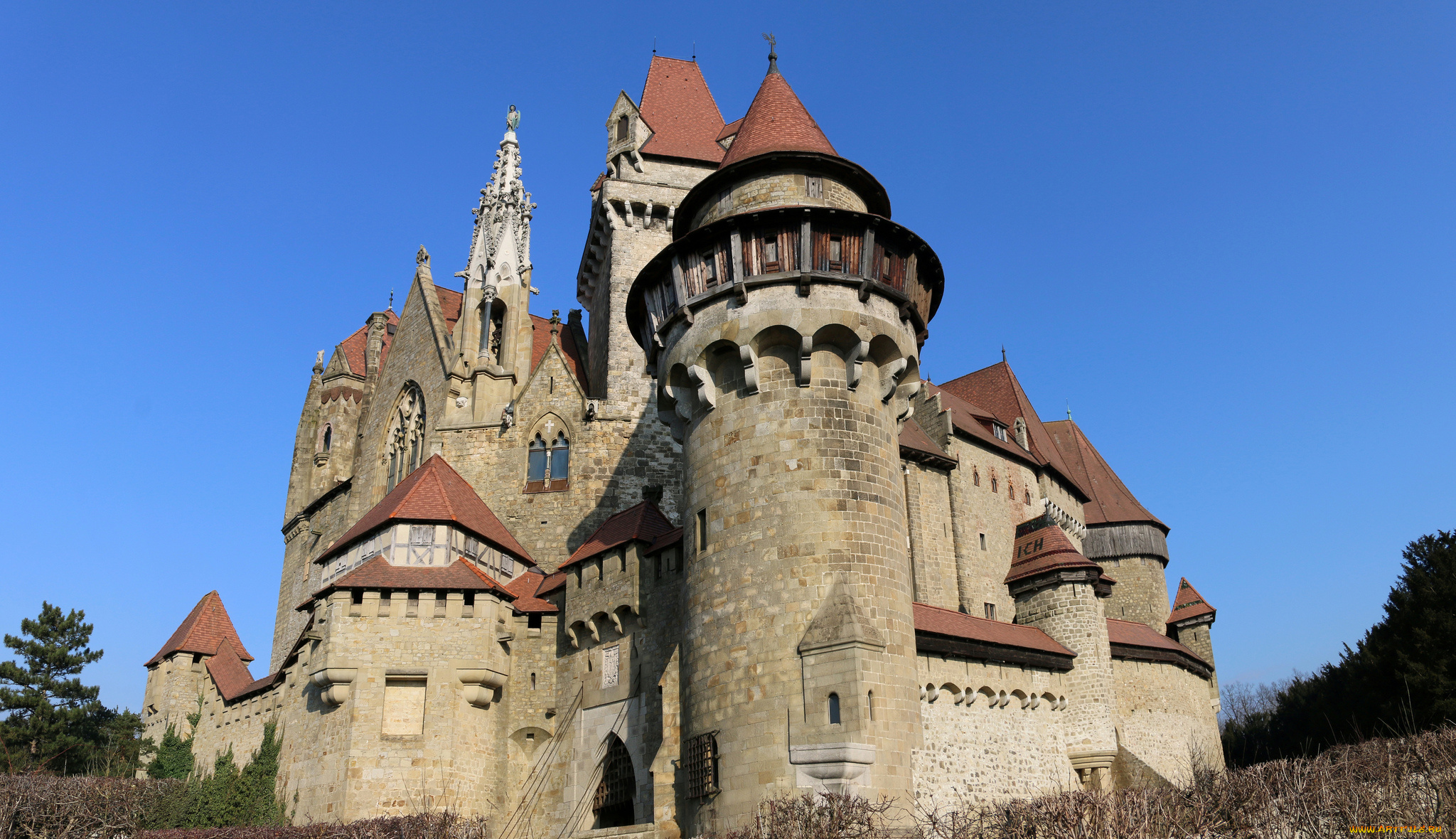 castle, kreuzenstein, города, -, дворцы, , замки, , крепости, башни, стены, замок