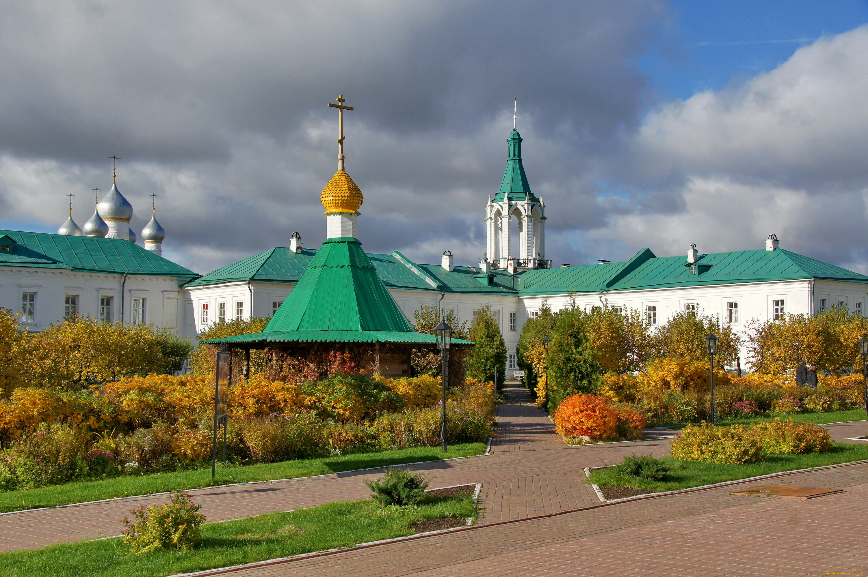 спасо-Яковлевский, димитриев, монастырь, города, -, православные, церкви, , монастыри, кусты, ландшафт, монастырь