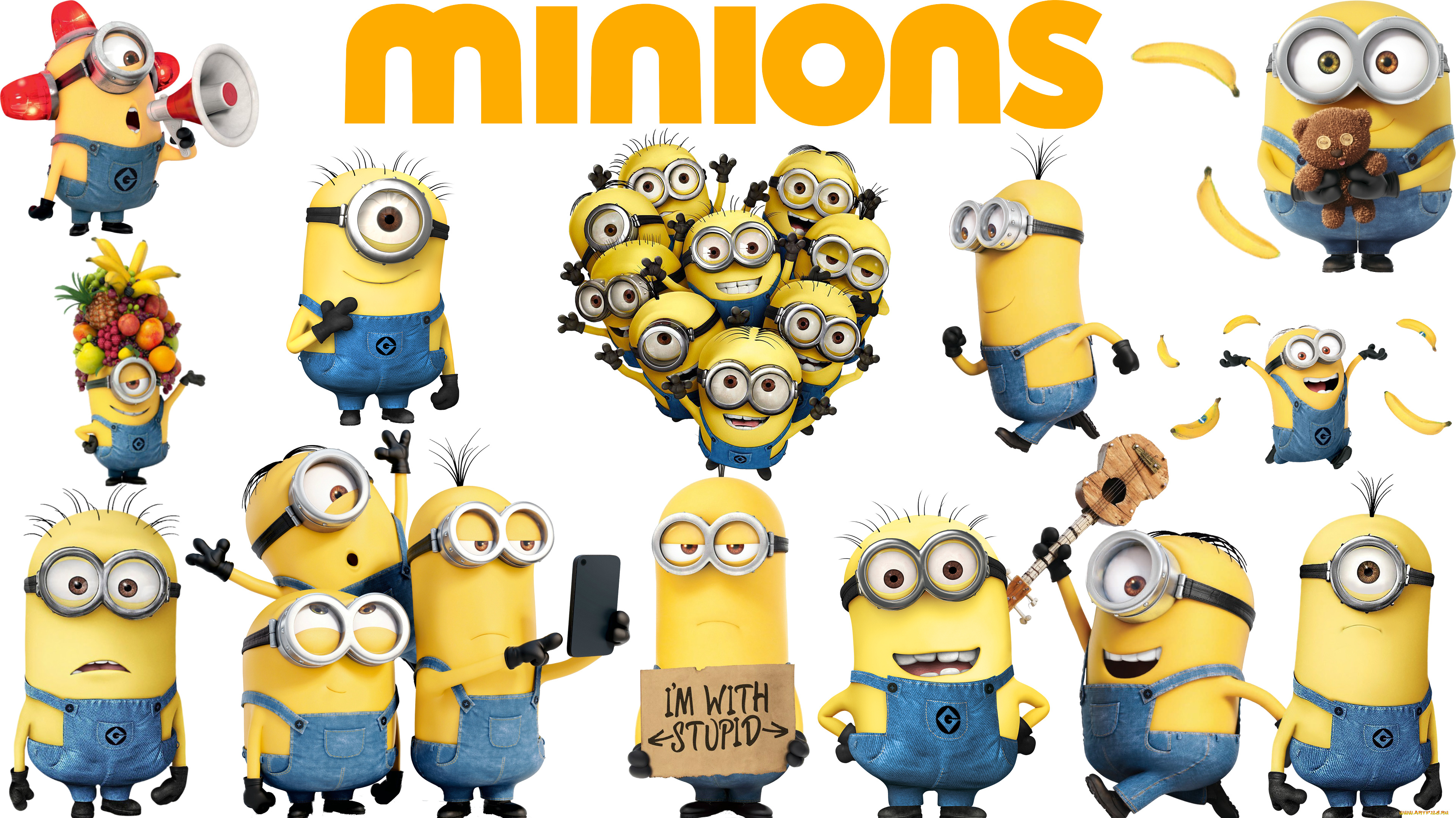 minions, мультфильмы, персонажи