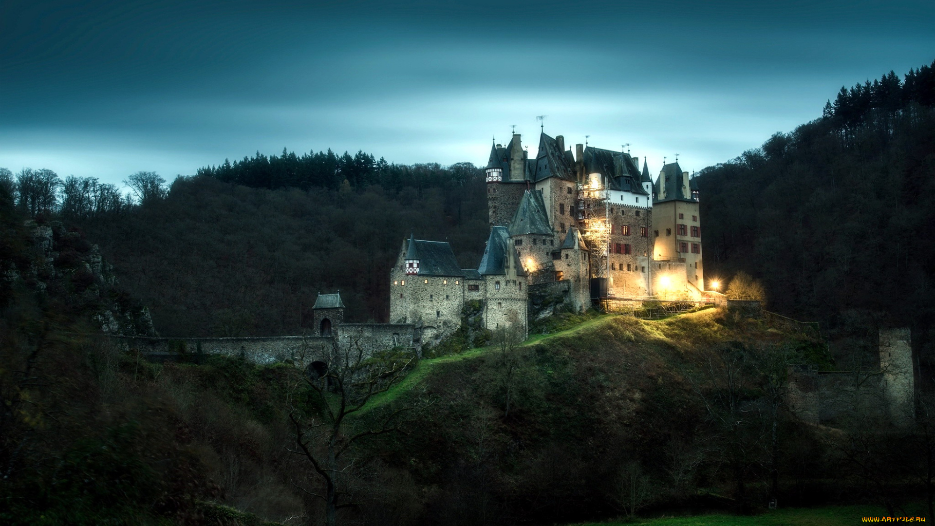 eltz, castle, города, замки, германии, eltz, castle