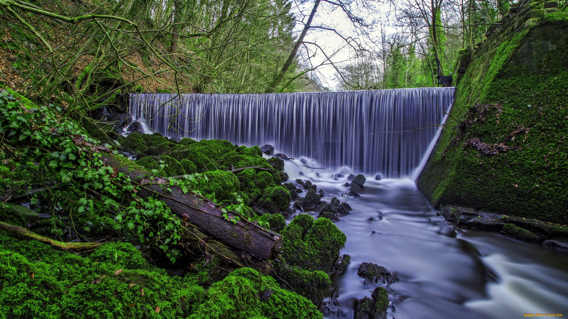 природа, водопады, водопад