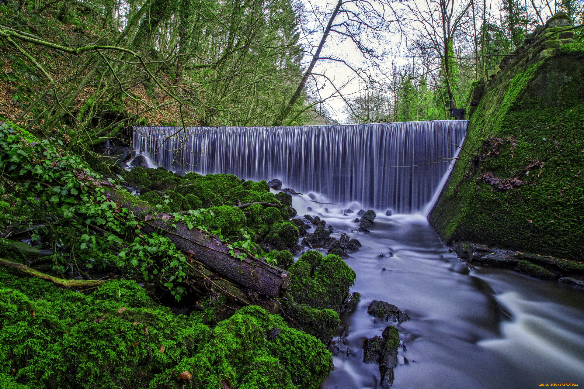 природа, водопады, водопад