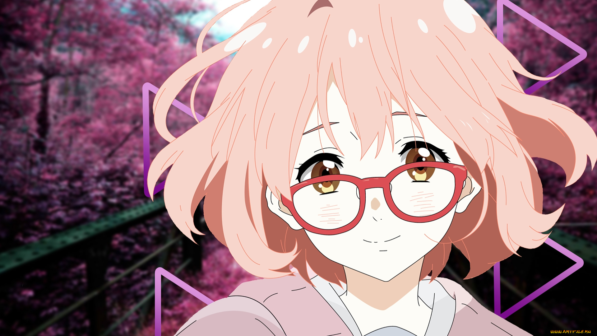 аниме, kyoukai, no, kanata, за, гранью