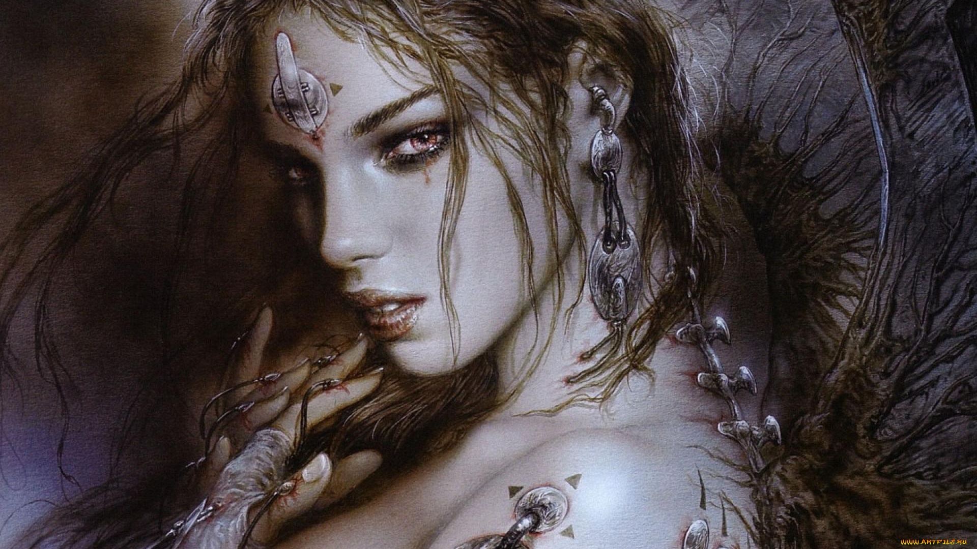 luis, royo, фэнтези, девушка