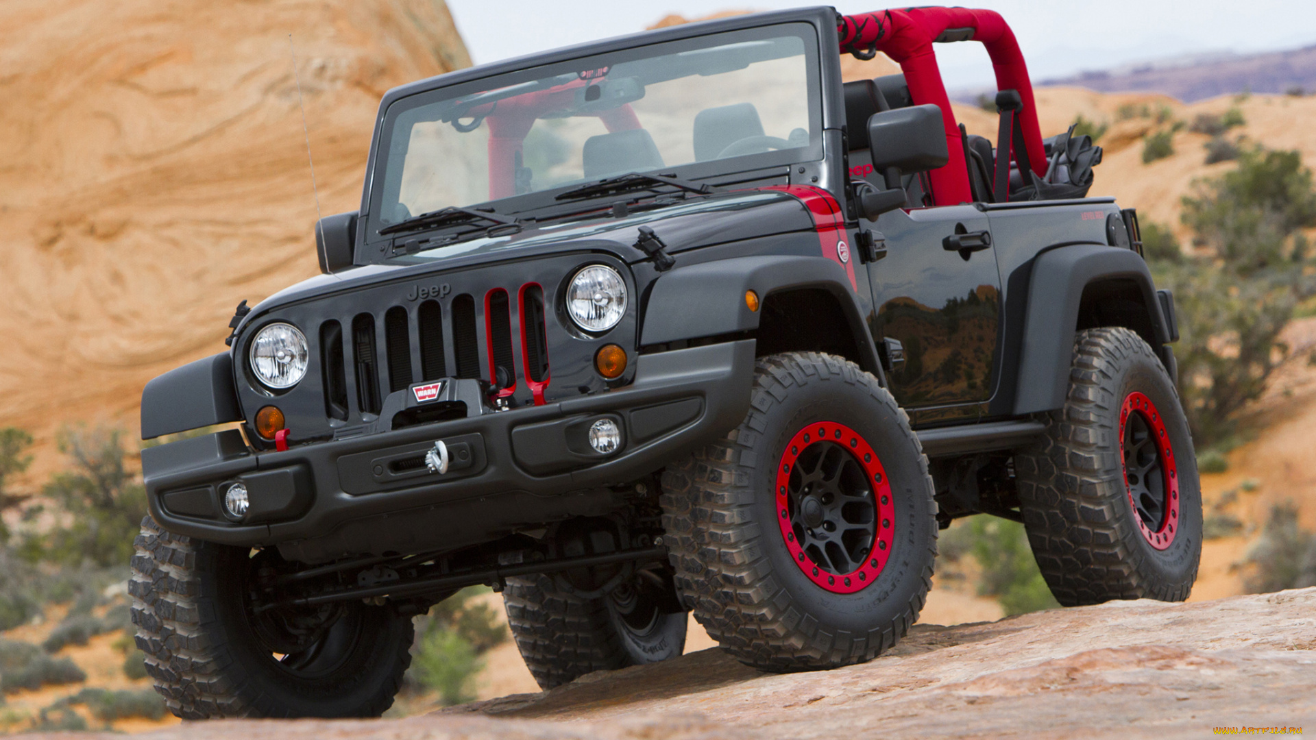 автомобили, jeep, 2014, jk, concept, red, level, wrangler