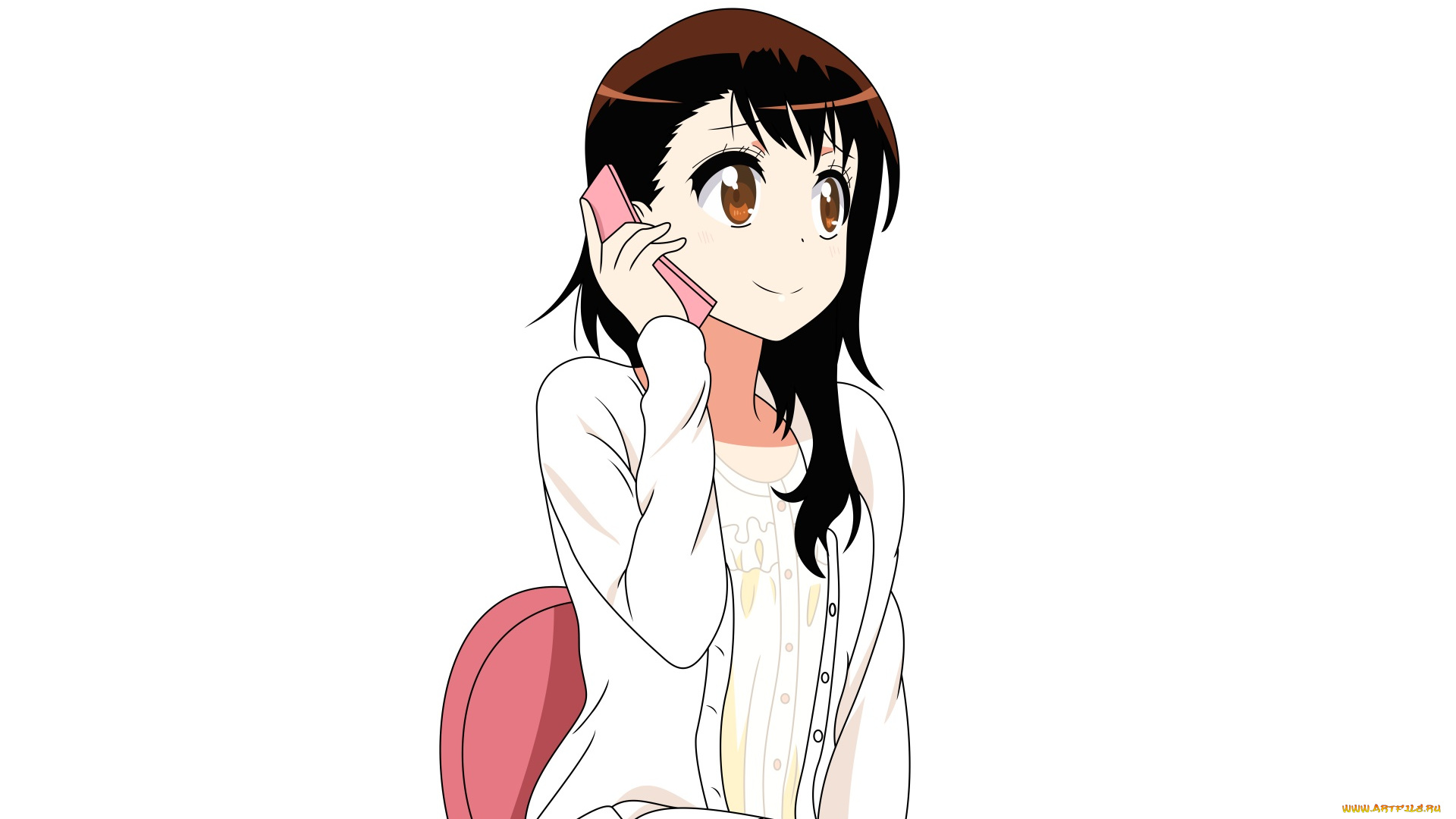 аниме, nisekoi, девушка, фон, взгляд