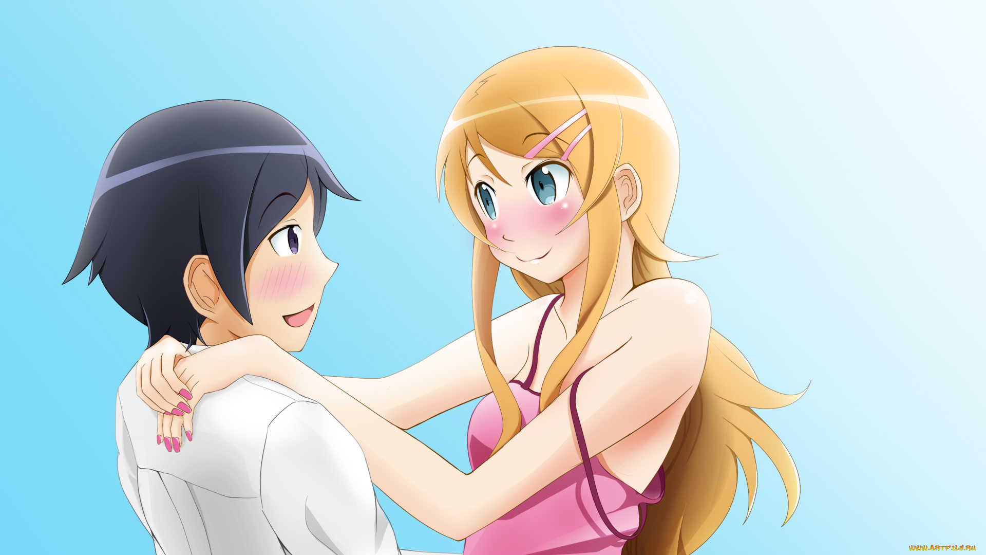 аниме, oreimo, двое, пара