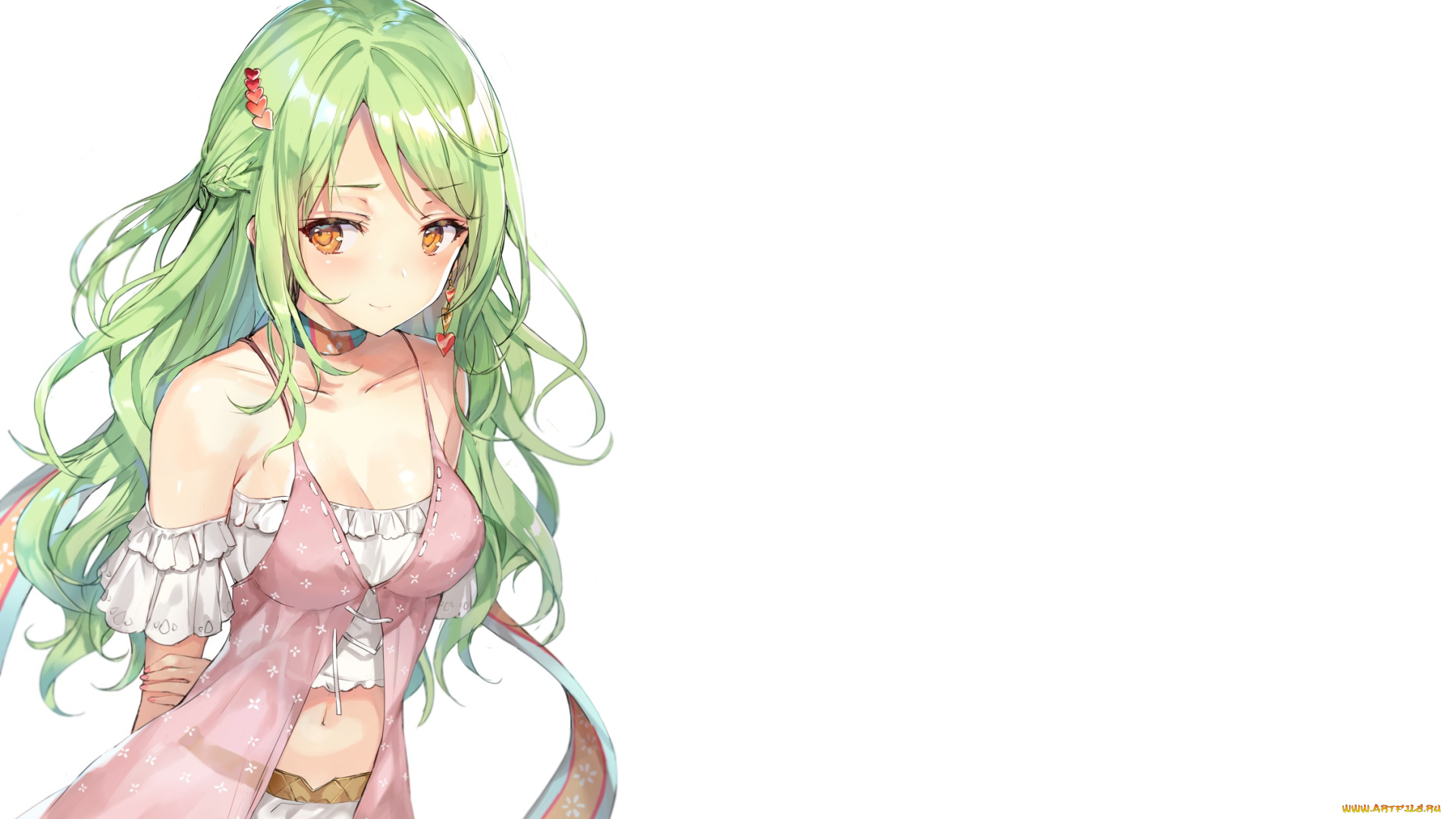 аниме, unknown, , другое, green, hair