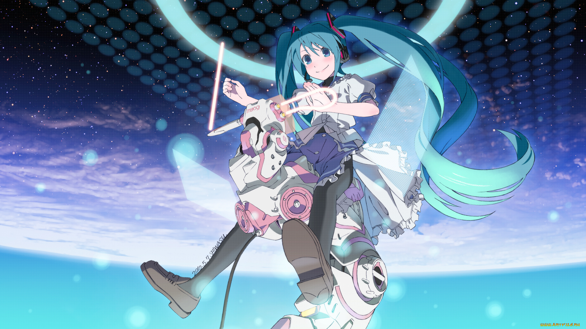 аниме, vocaloid, hatsune, miku