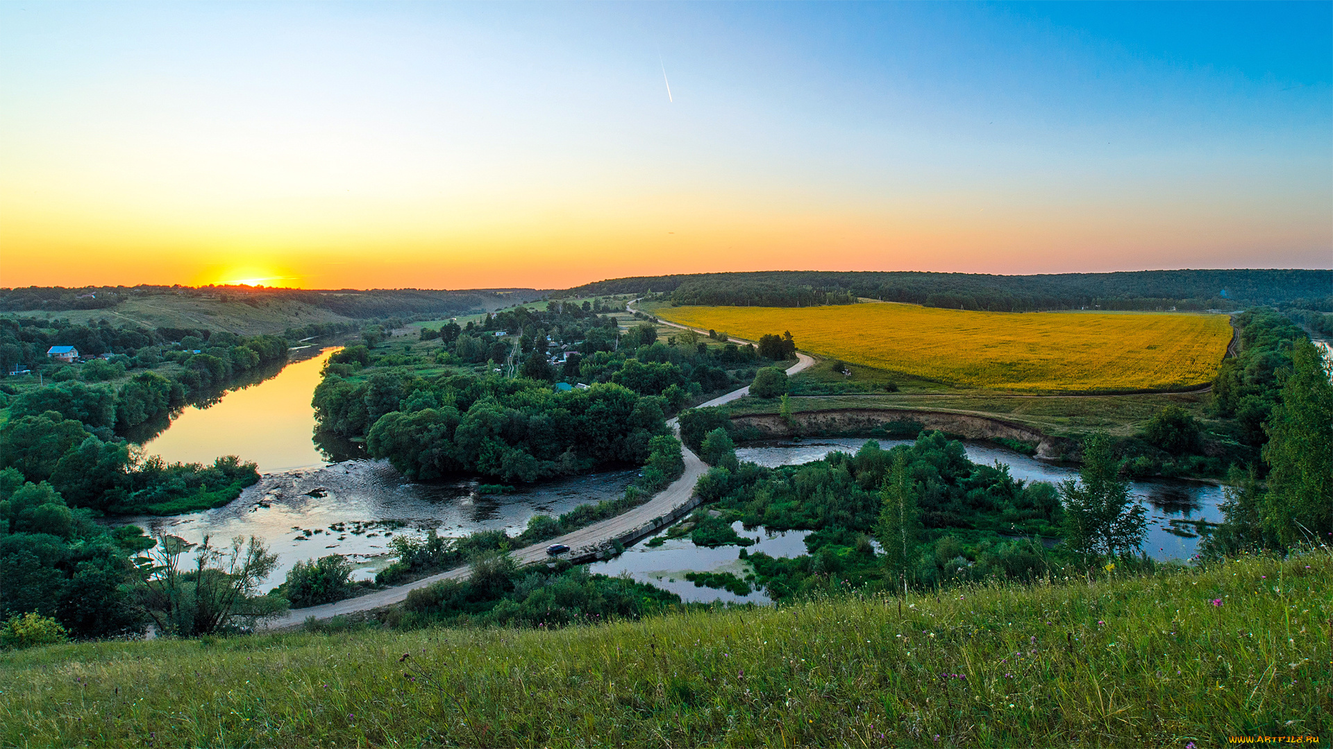 природа, реки, озера, красота, родной