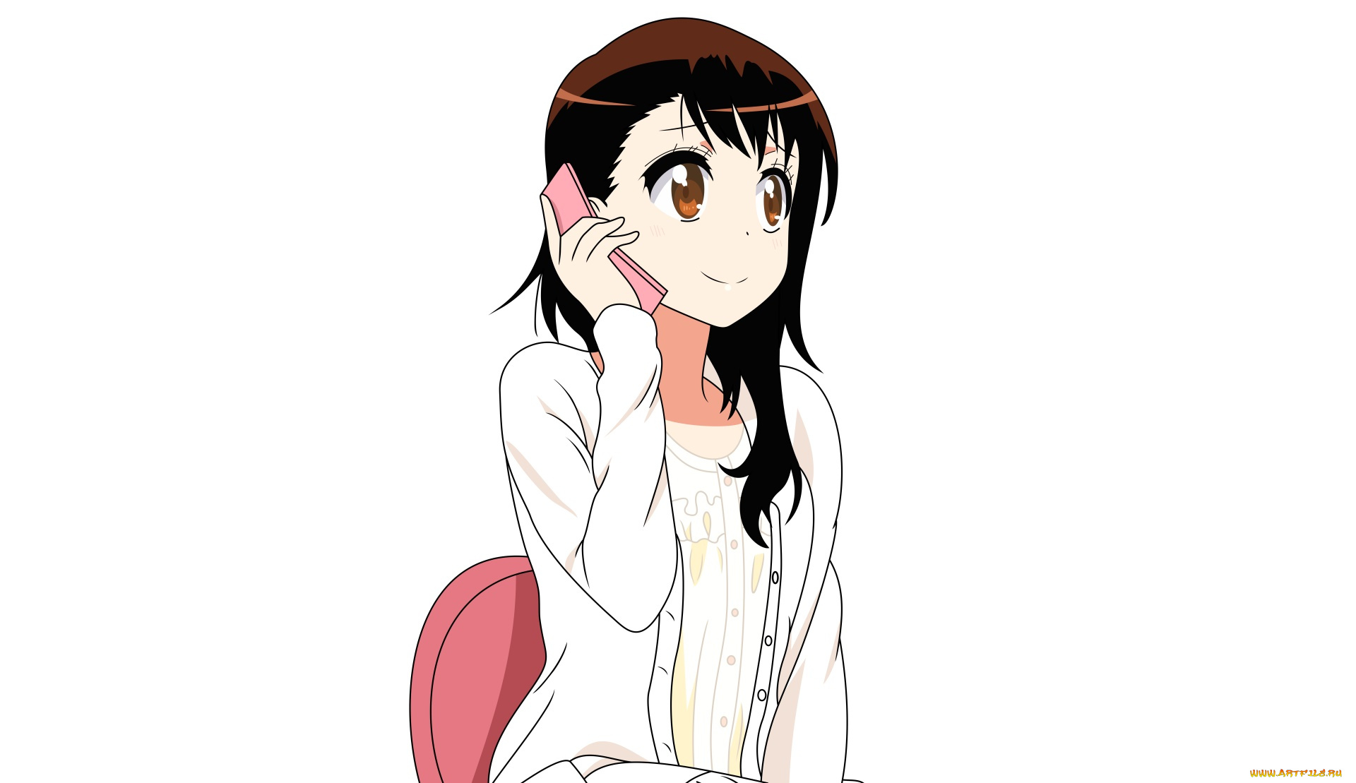 аниме, nisekoi, девушка, фон, взгляд