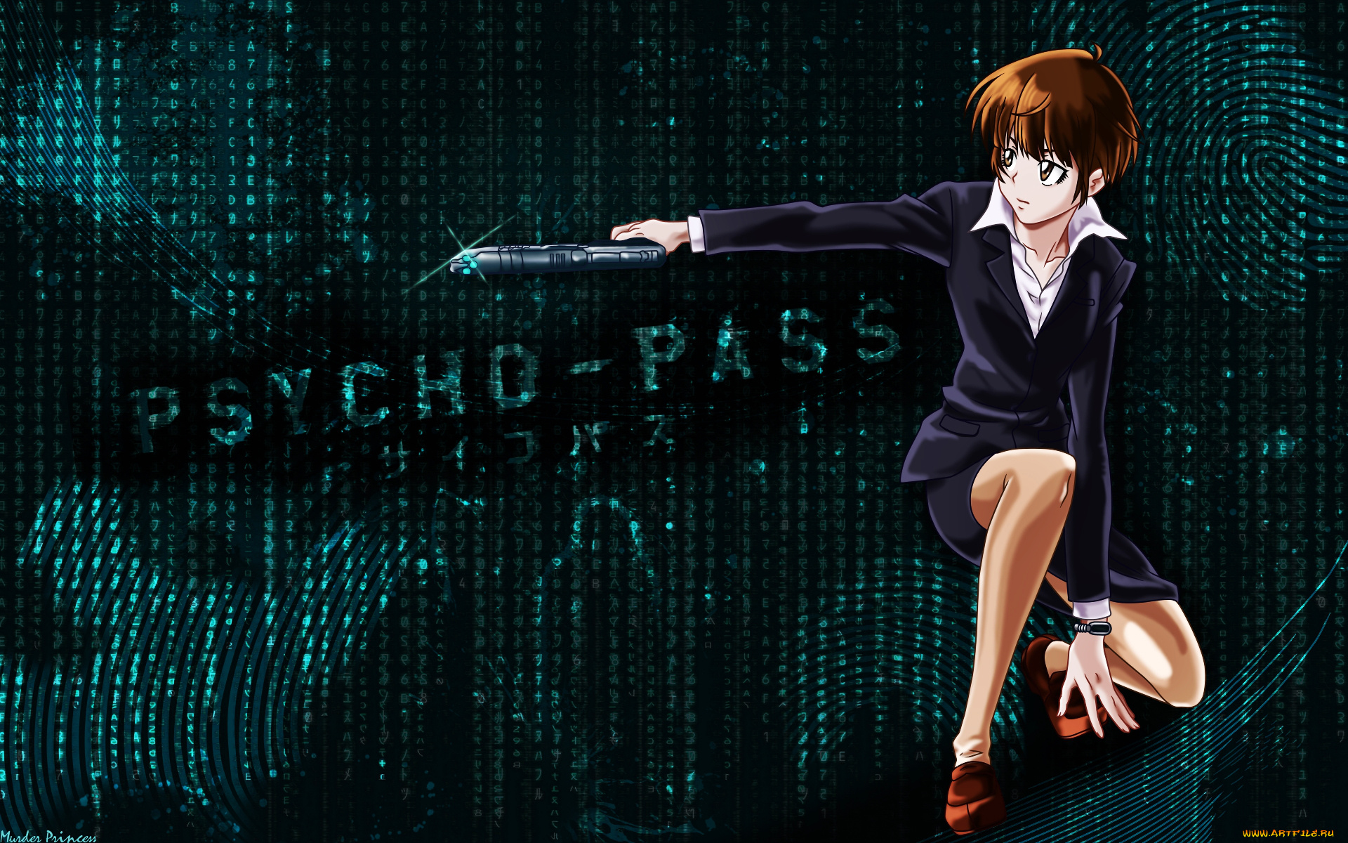 аниме, psycho-pass, девушка