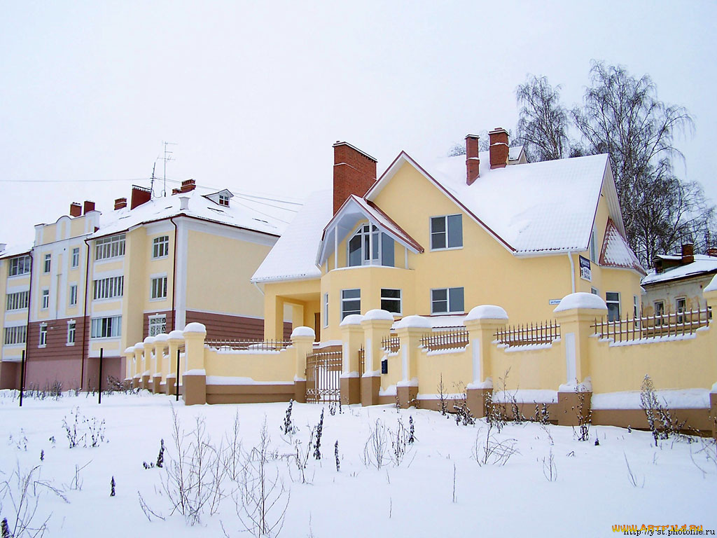 кострома, коттеджи, города, улицы, площади, набережные