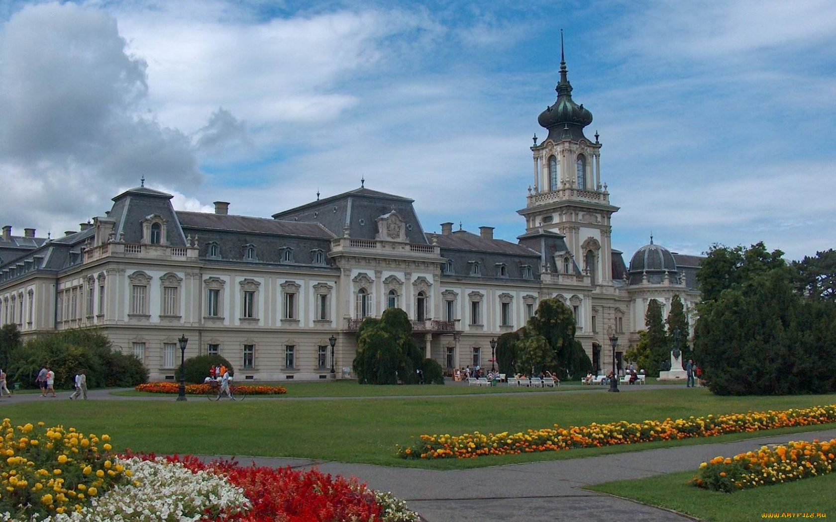 festetics, castle, keszthely, hungary, города, дворцы, замки, крепости