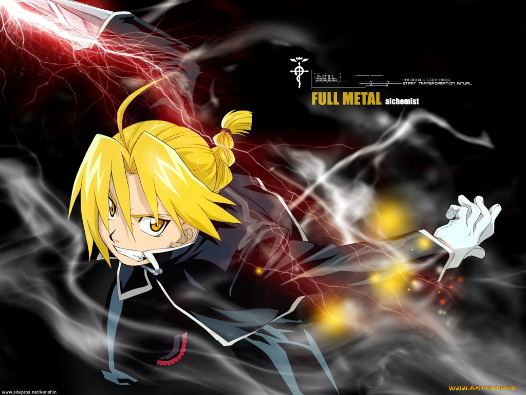 аниме, fullmetal, alchemist