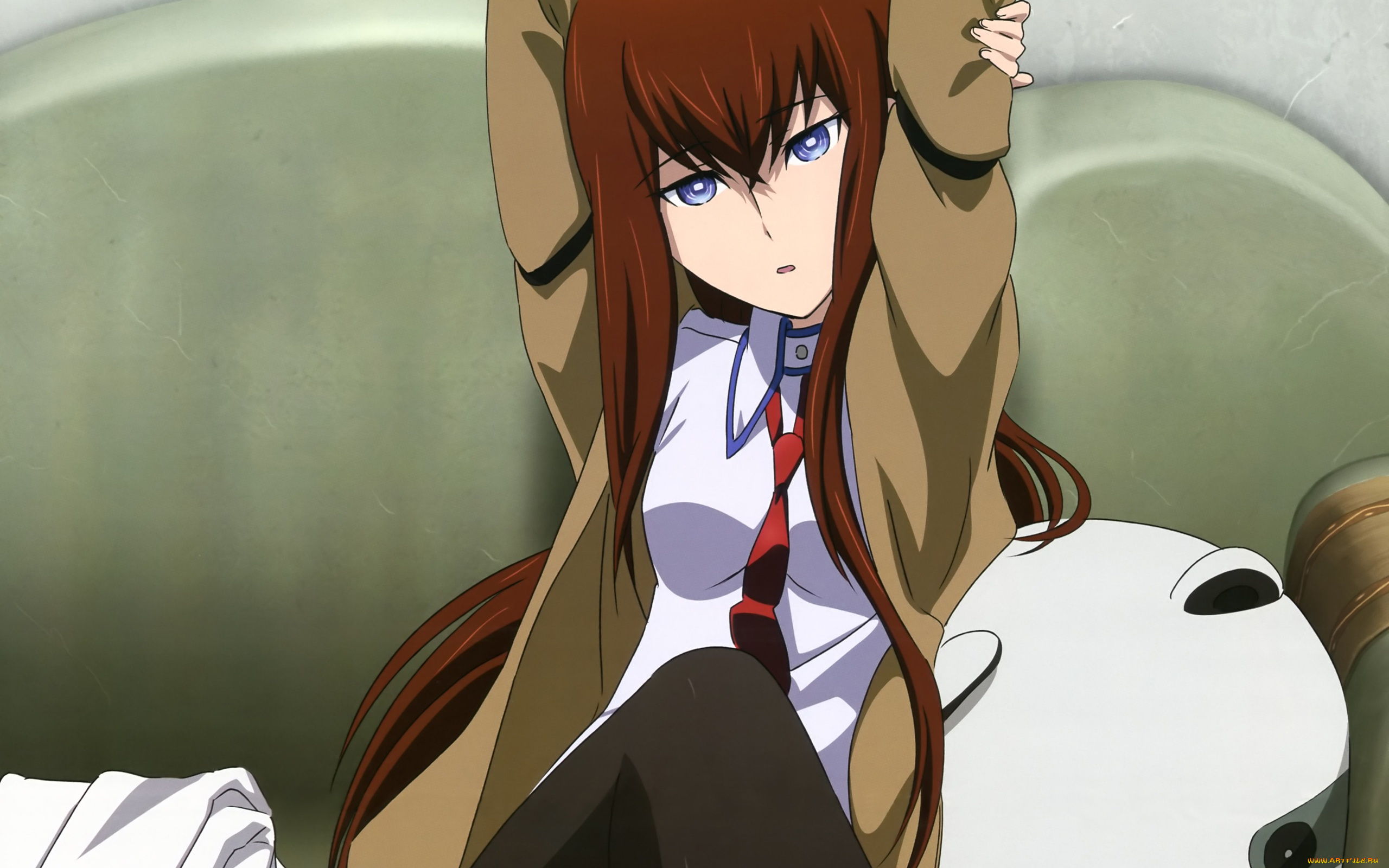 аниме, steins, gate, 