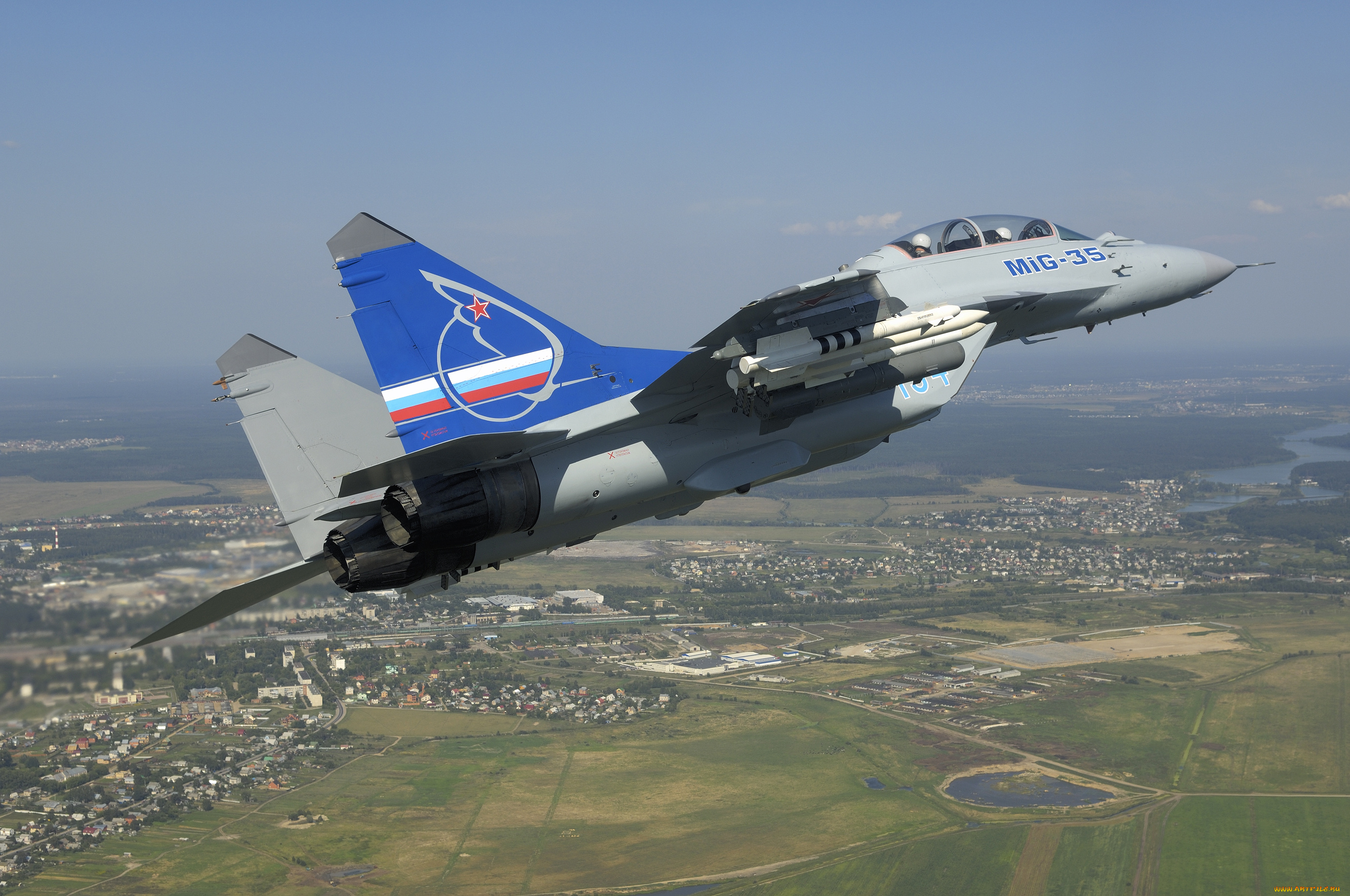 авиация, боевые, самолёты, mig-35