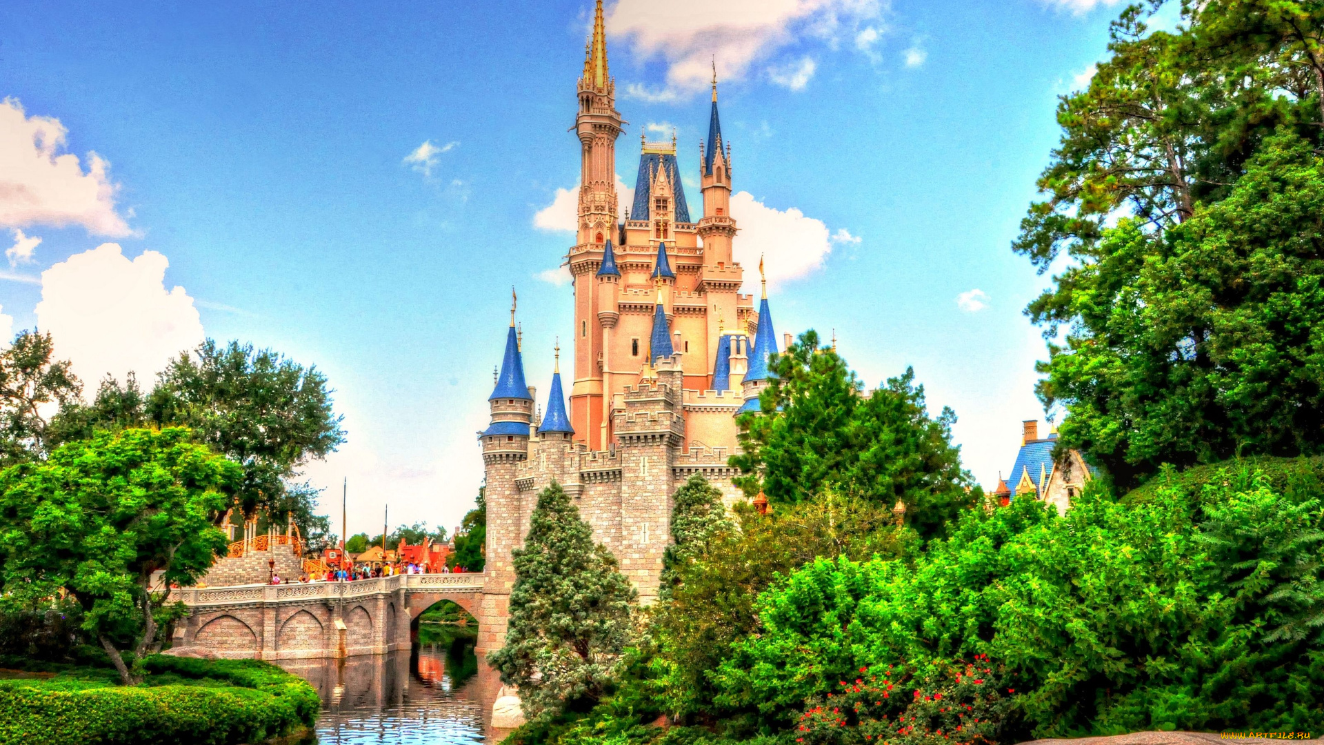 walt, disney, world, orlando, florida, города, диснейленд, замок