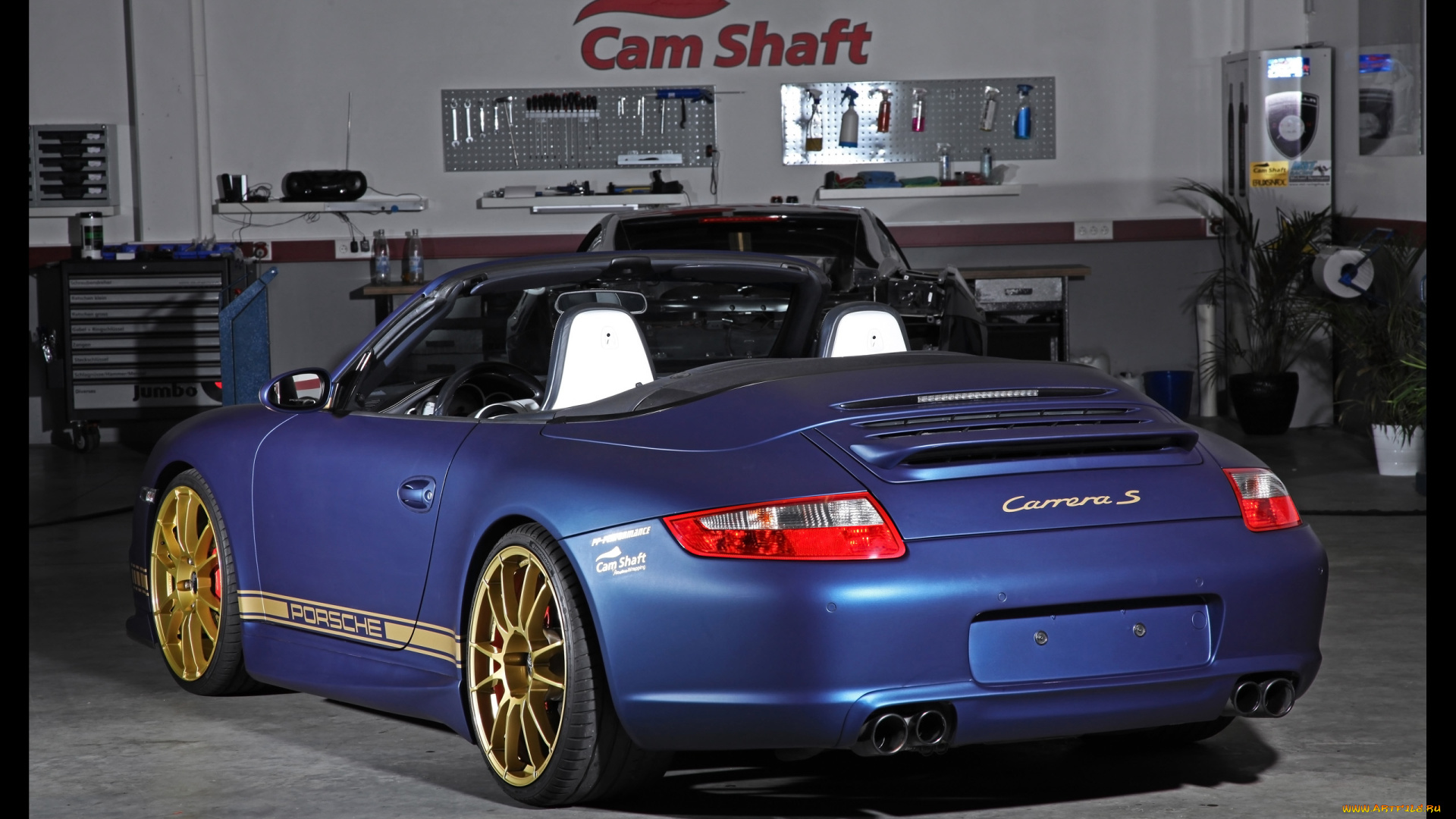2014-cam-shaft-porsche-997-carrera-cabrio, автомобили, porsche