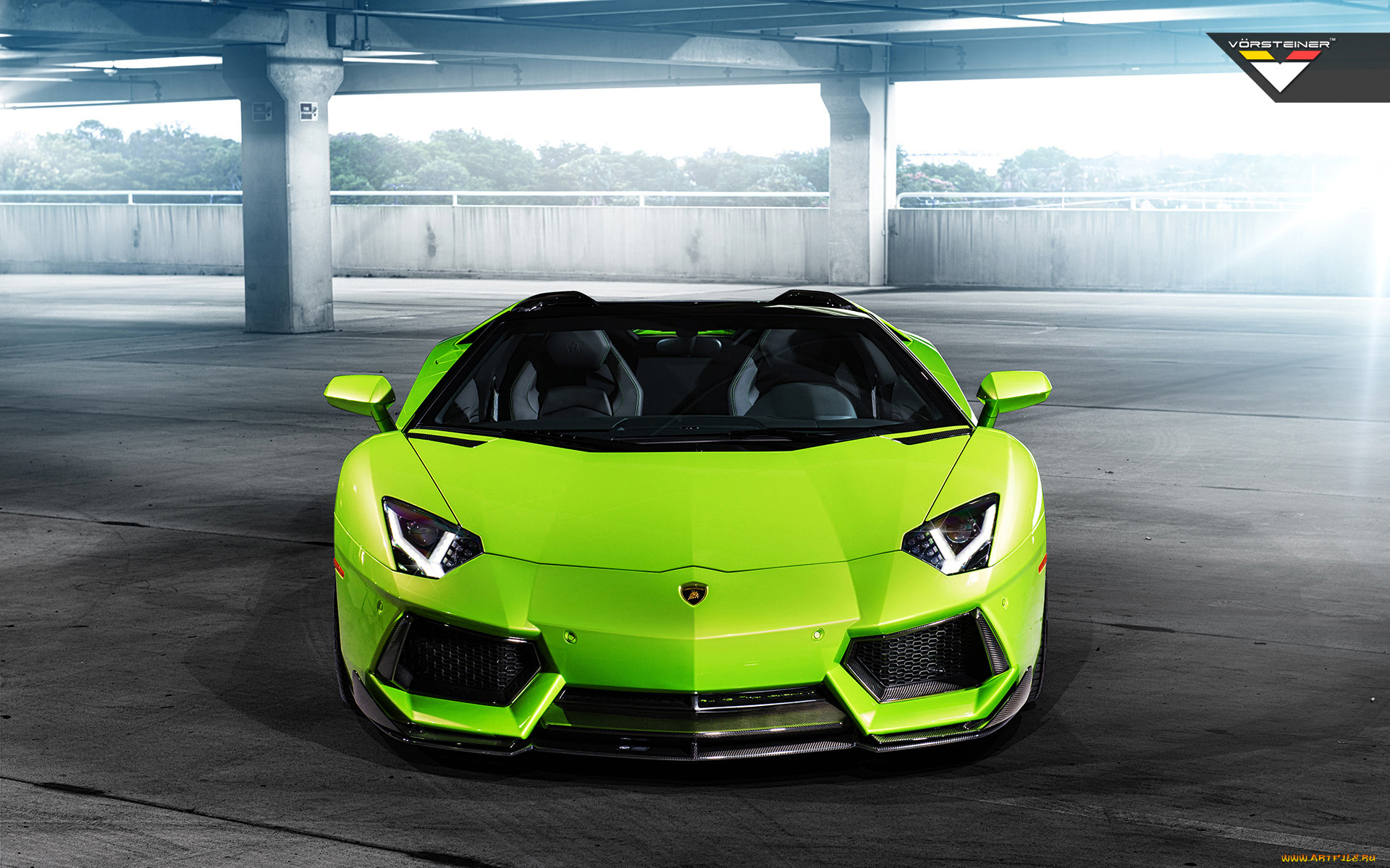 2014-vorsteiner-lamborghini-aventador-v-verde-ithaca, автомобили, lamborghini