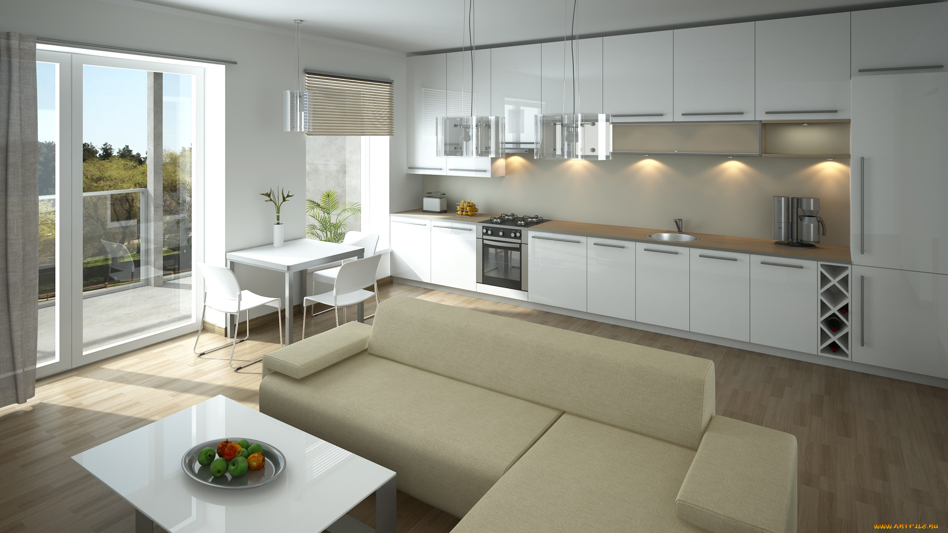 интерьер, кухня, стиль, interior, design, living, room, kitchen, style, дизайн