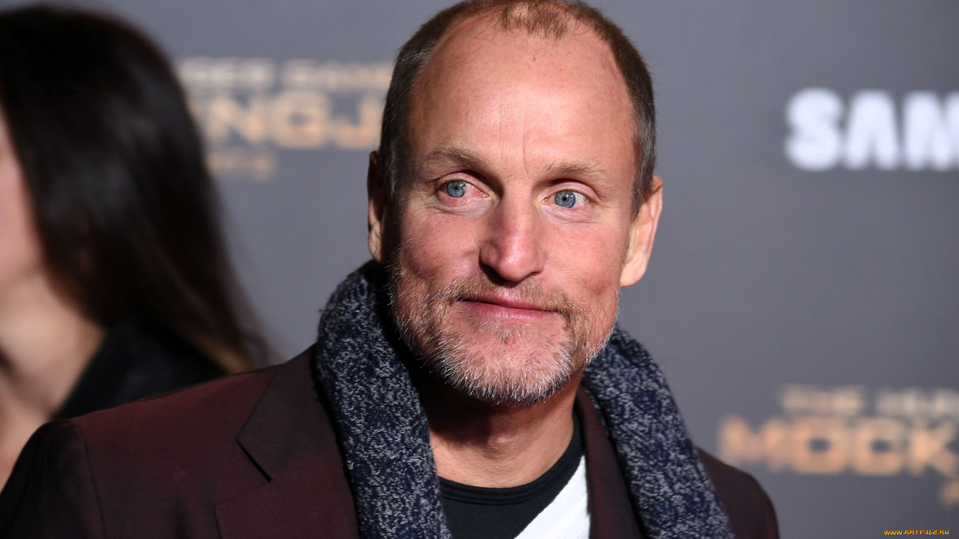 woody, harrelson, мужчины, -unsort, актер, лицо, шарф