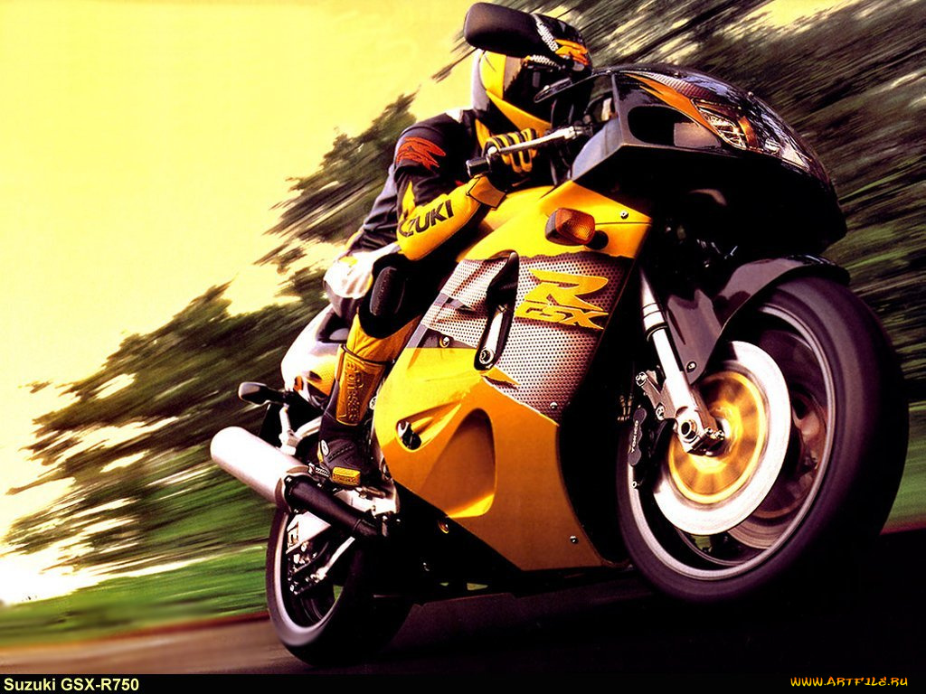 suzuki, gsx, r750, мотоциклы
