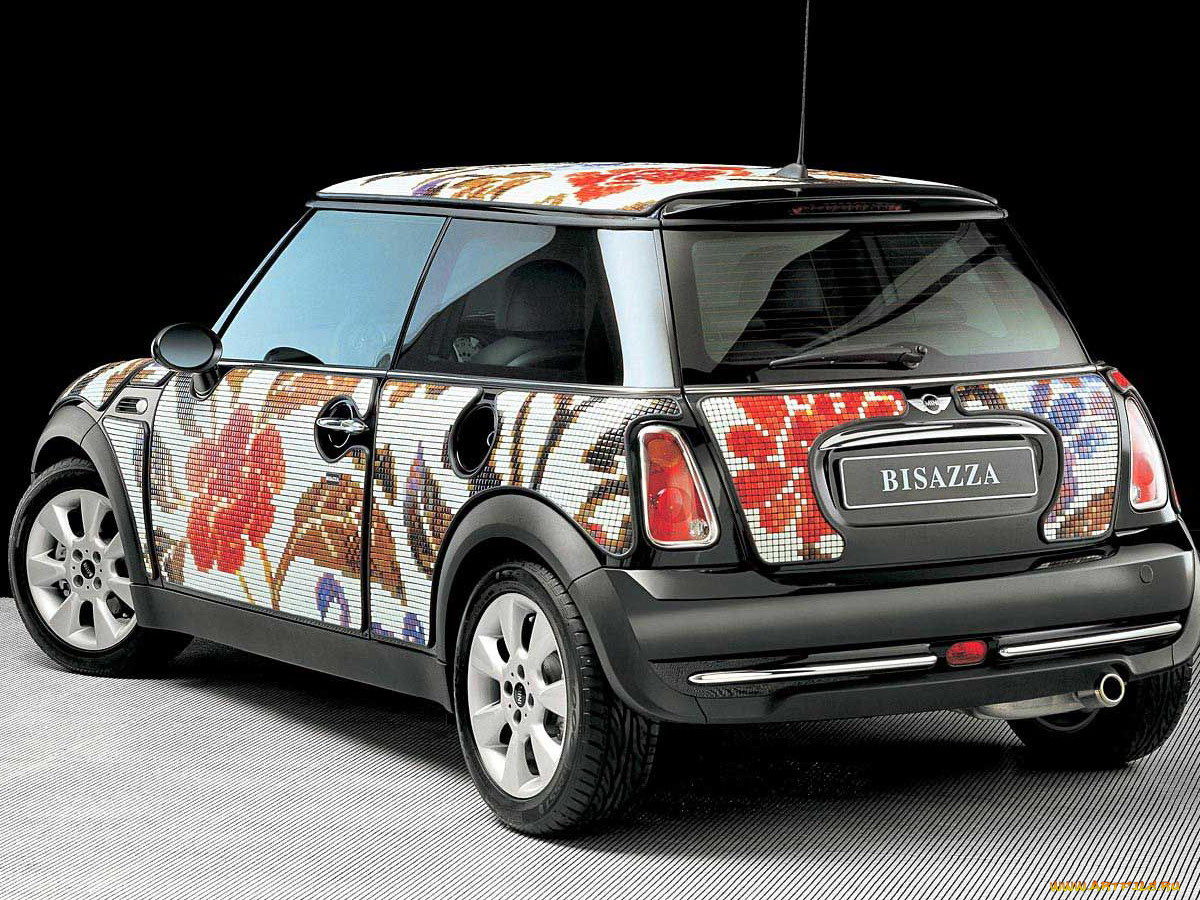 mini, bisazza, автомобили